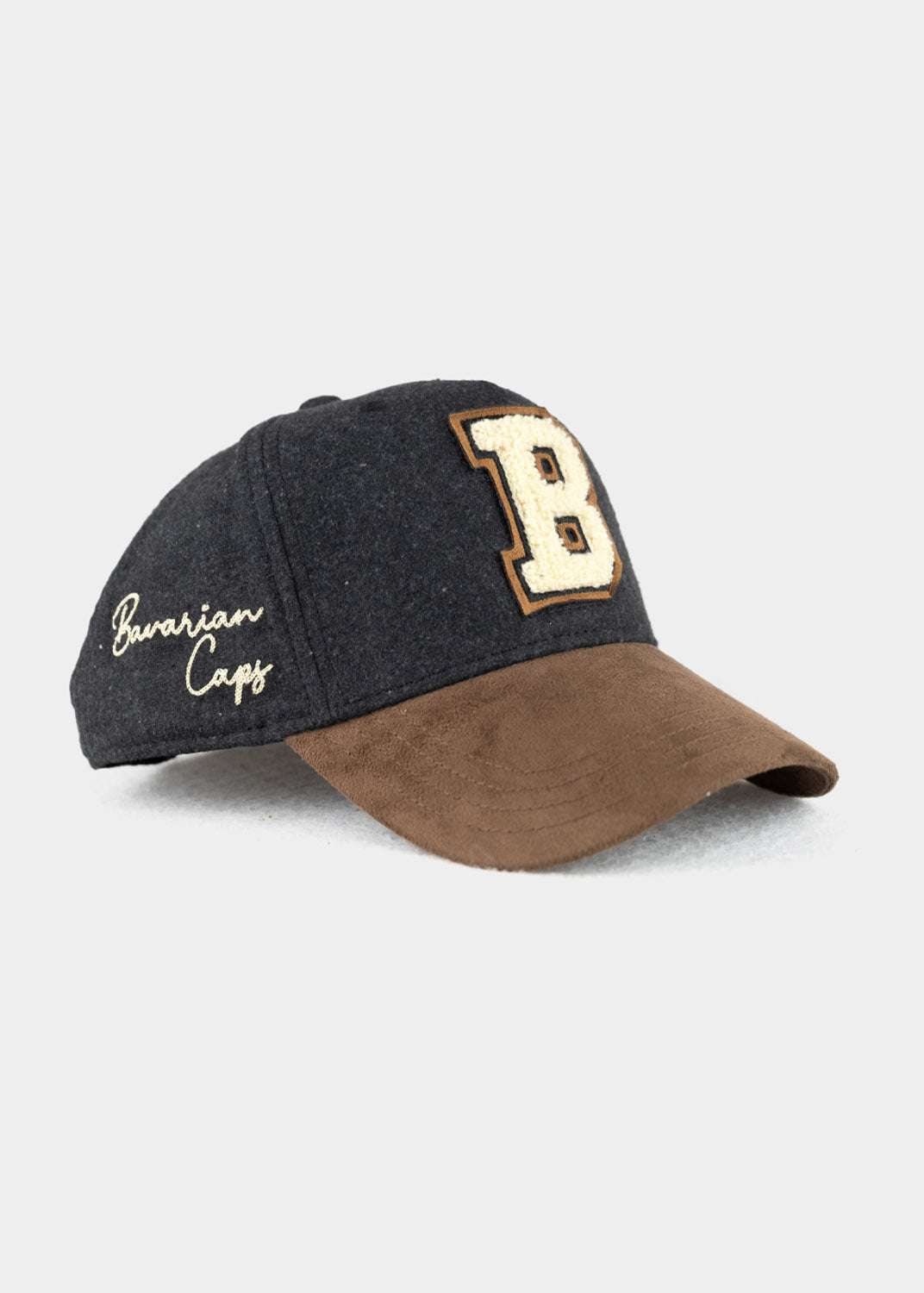 Cap "B" - dunkelgrau (Curved) - Image 3