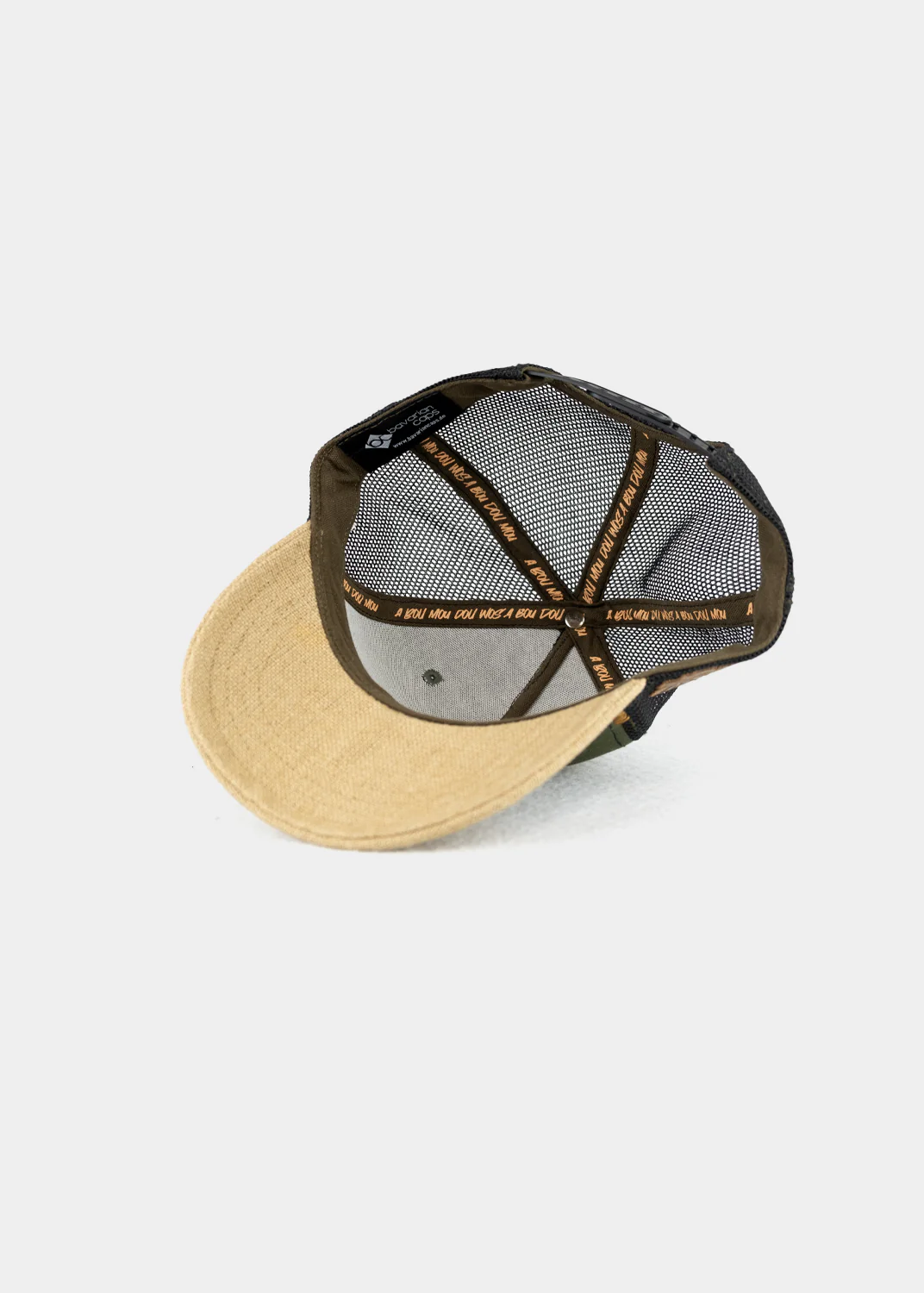 Cap "BBou": Kanvas - khaki (Curved) - Image 3