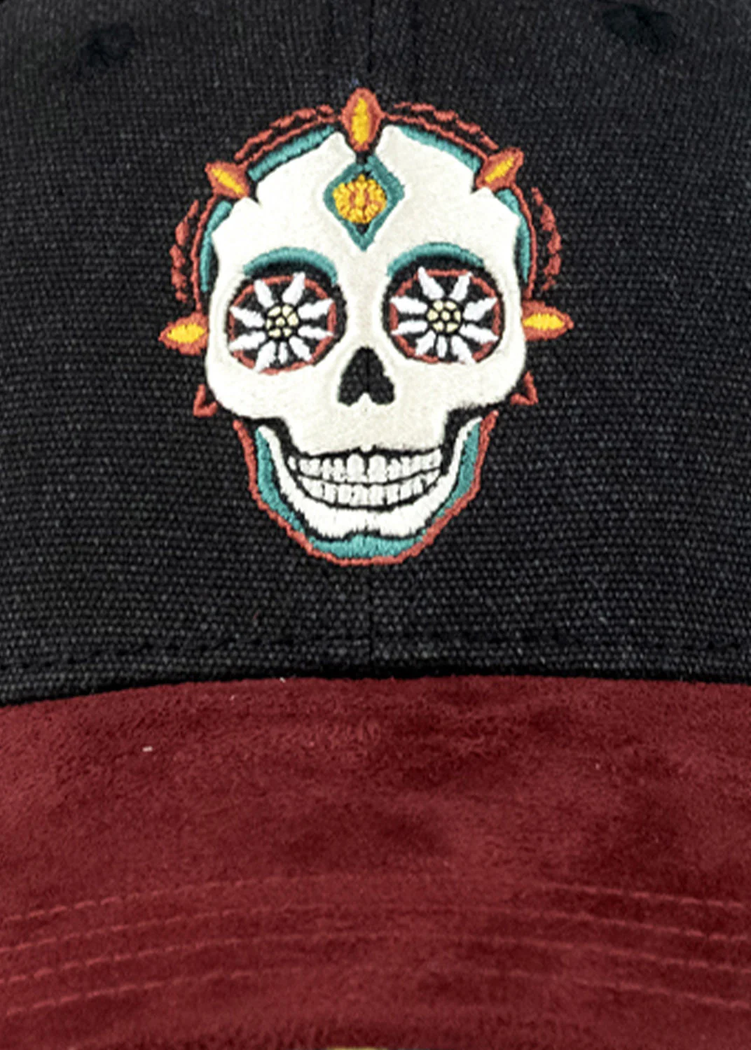 Cap "Dia de muertos" - schwarz (Curved) - Image 2