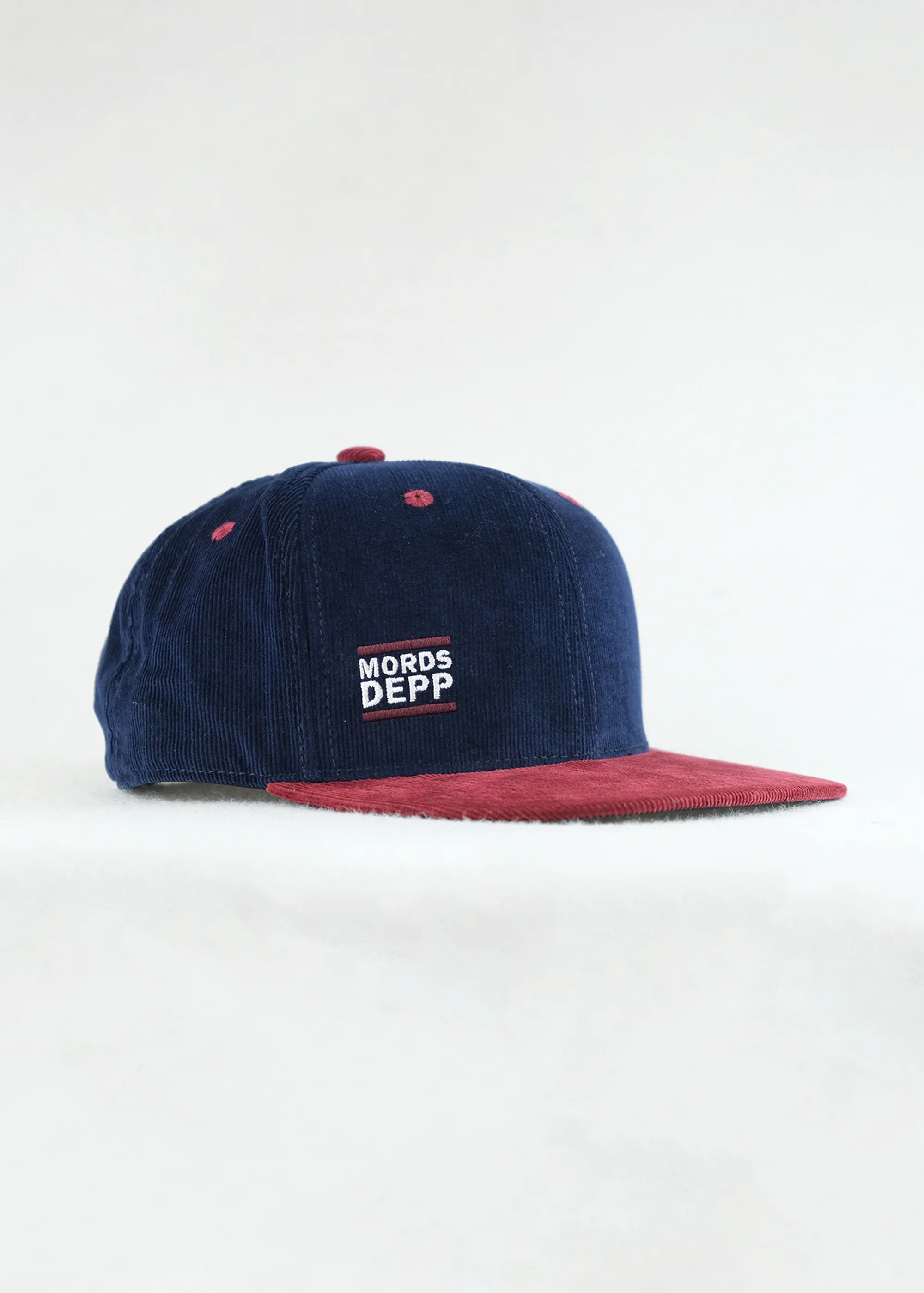 Cap "dicht&ergreifend: Kord" - dunkelblau (Snapback)