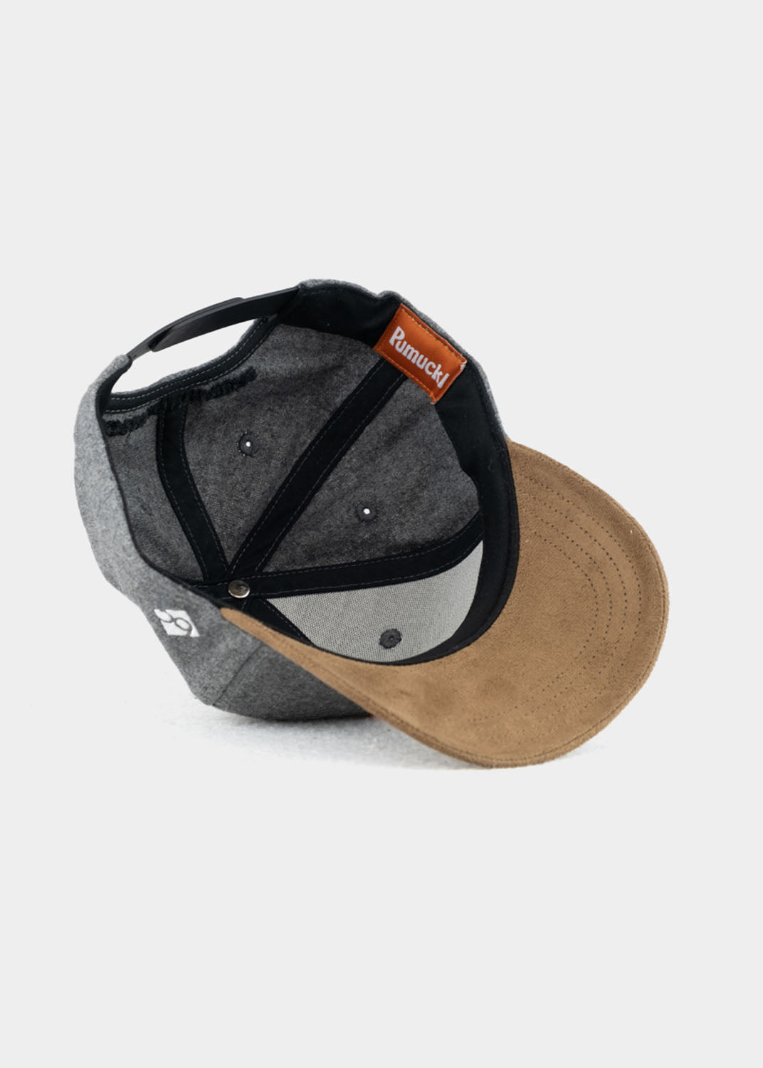 Cap "Grantig by nature" - dunkelgrau (Kindercap Curved), v2 - Image 3