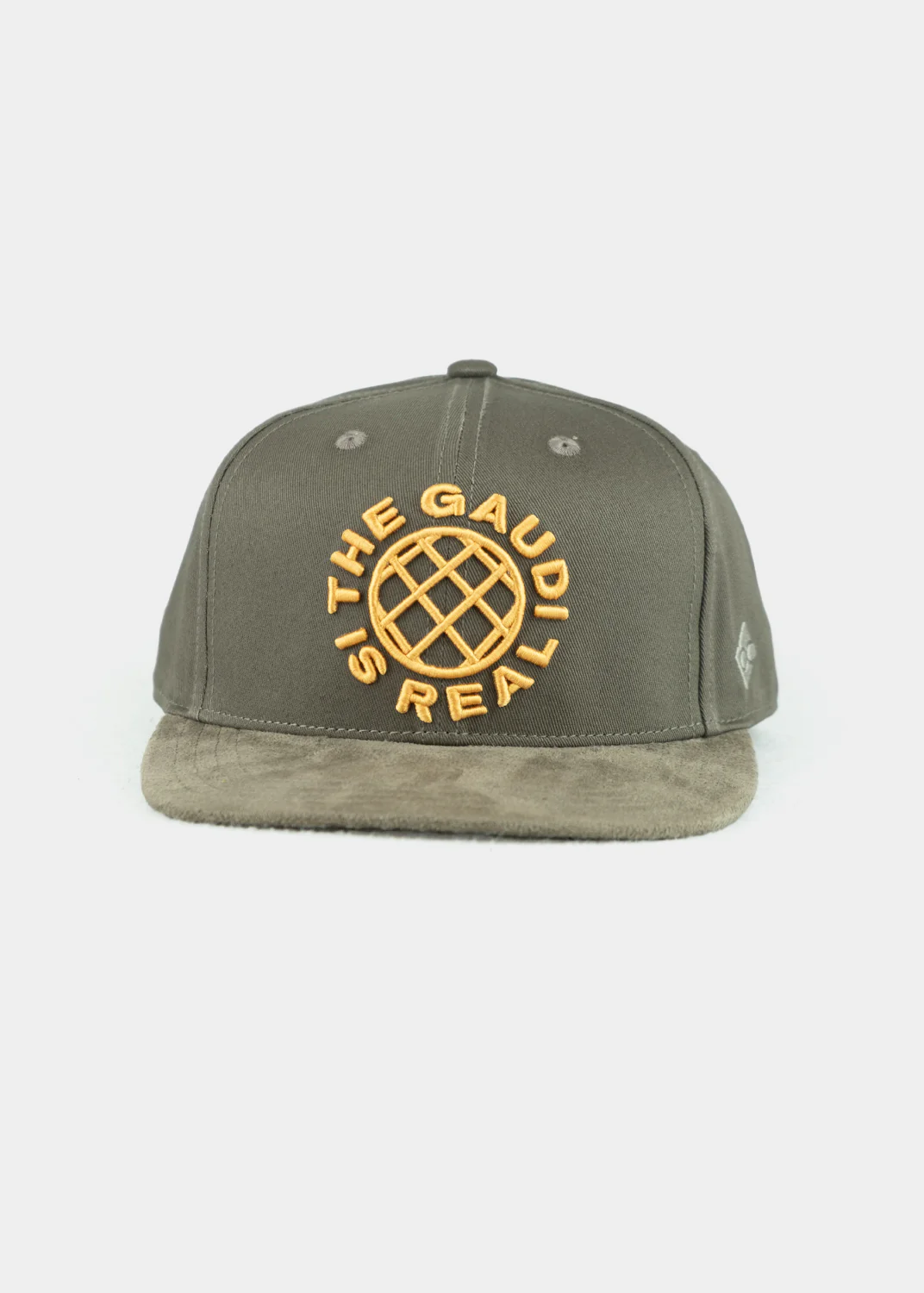 Cap "Liquid & Maniac II-The Gaudi is real" - oliv (Snapback) - Image 2