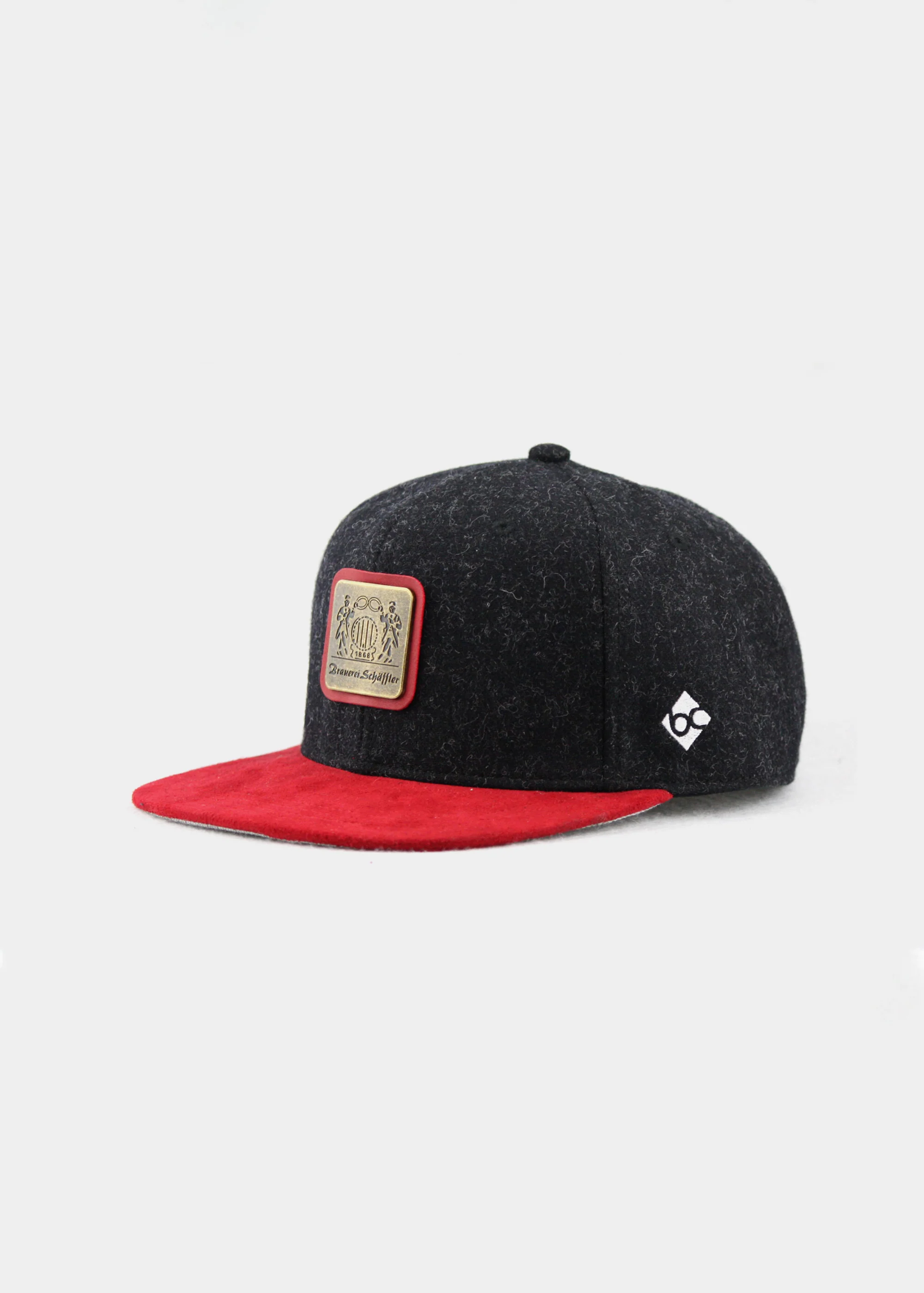 Cap "Schäffler" - schwarz/rot (Snapback)