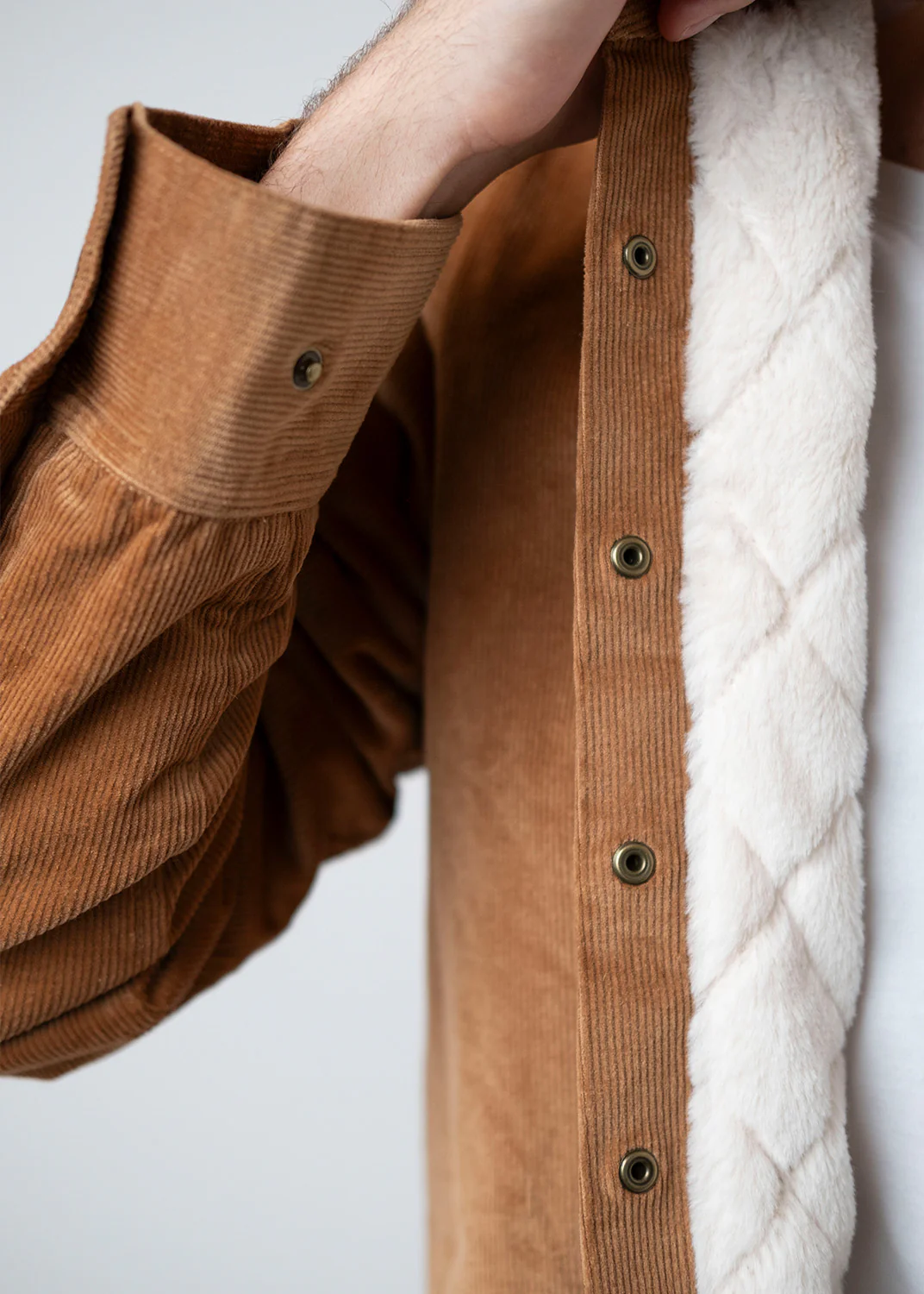 Hemdjacke "Hardkord" - braun - Image 4
