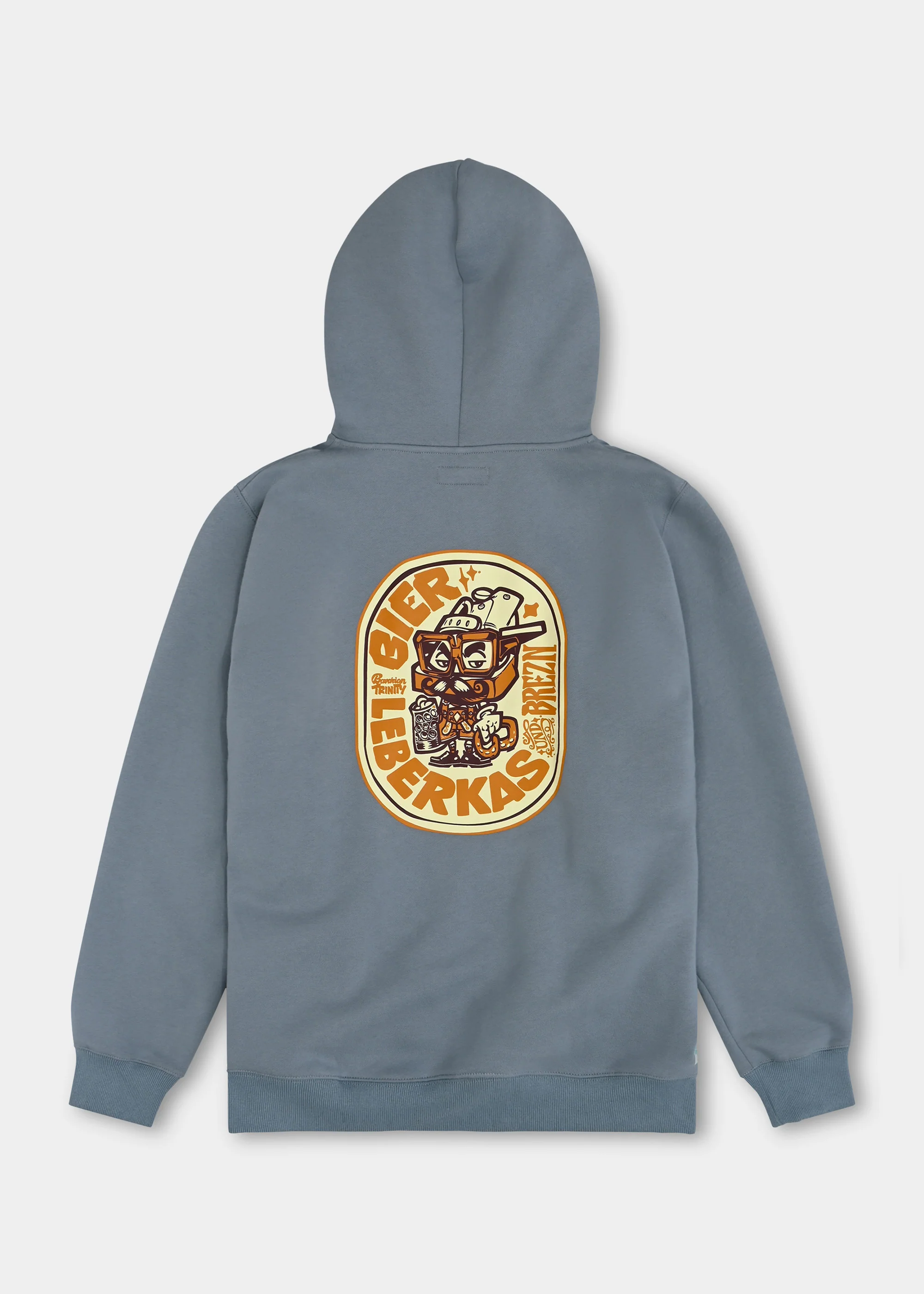 Hoodie "Bavarian Trinity" - blaugrau