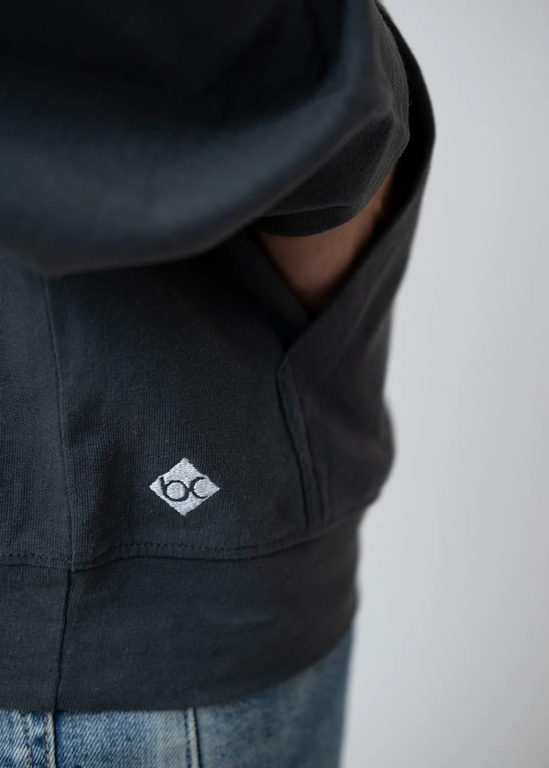 Hoodie "Cananas" - dunkelgrau - Image 3