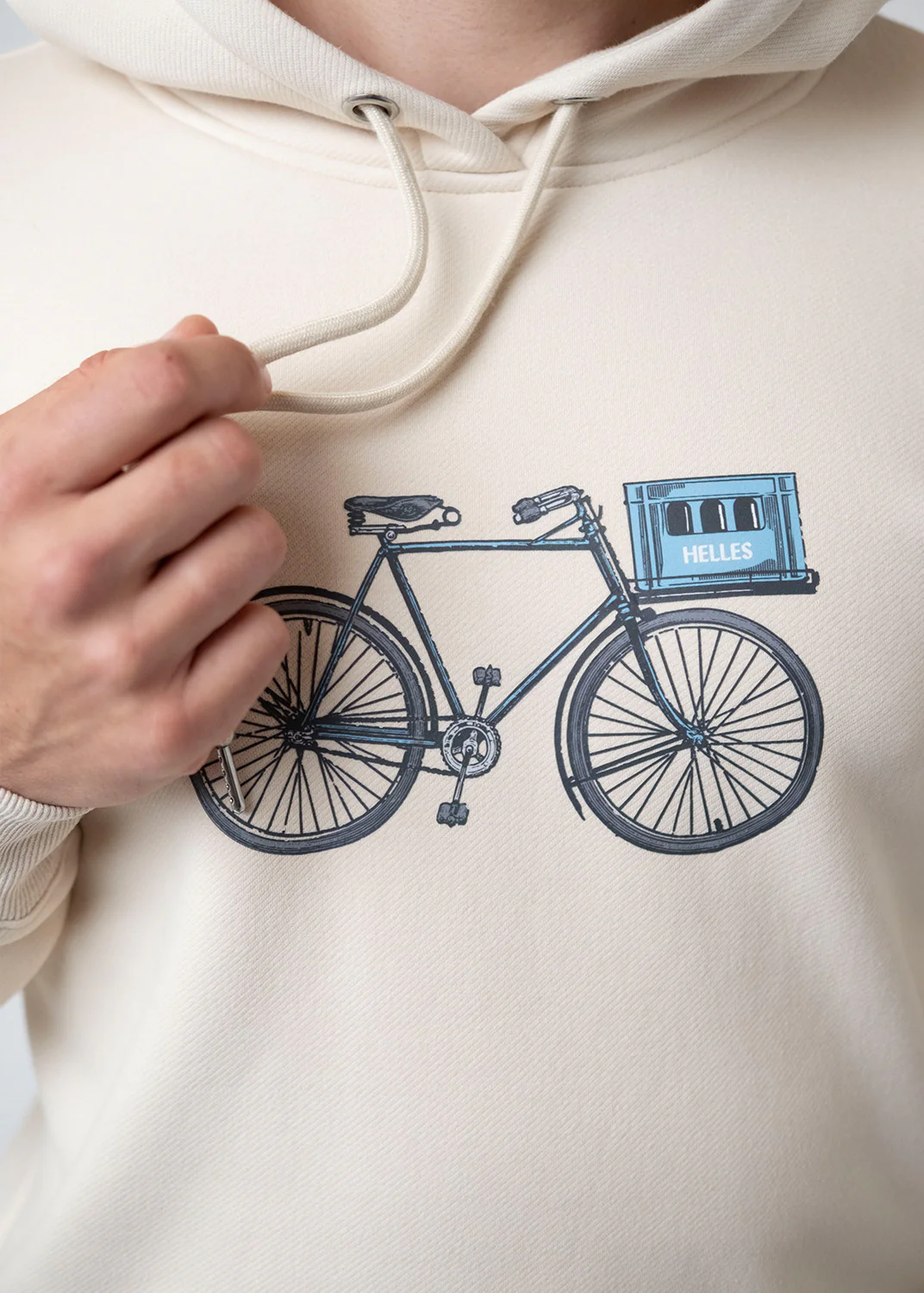 Hoodie "Expresslieferdienst" - beige - Image 3