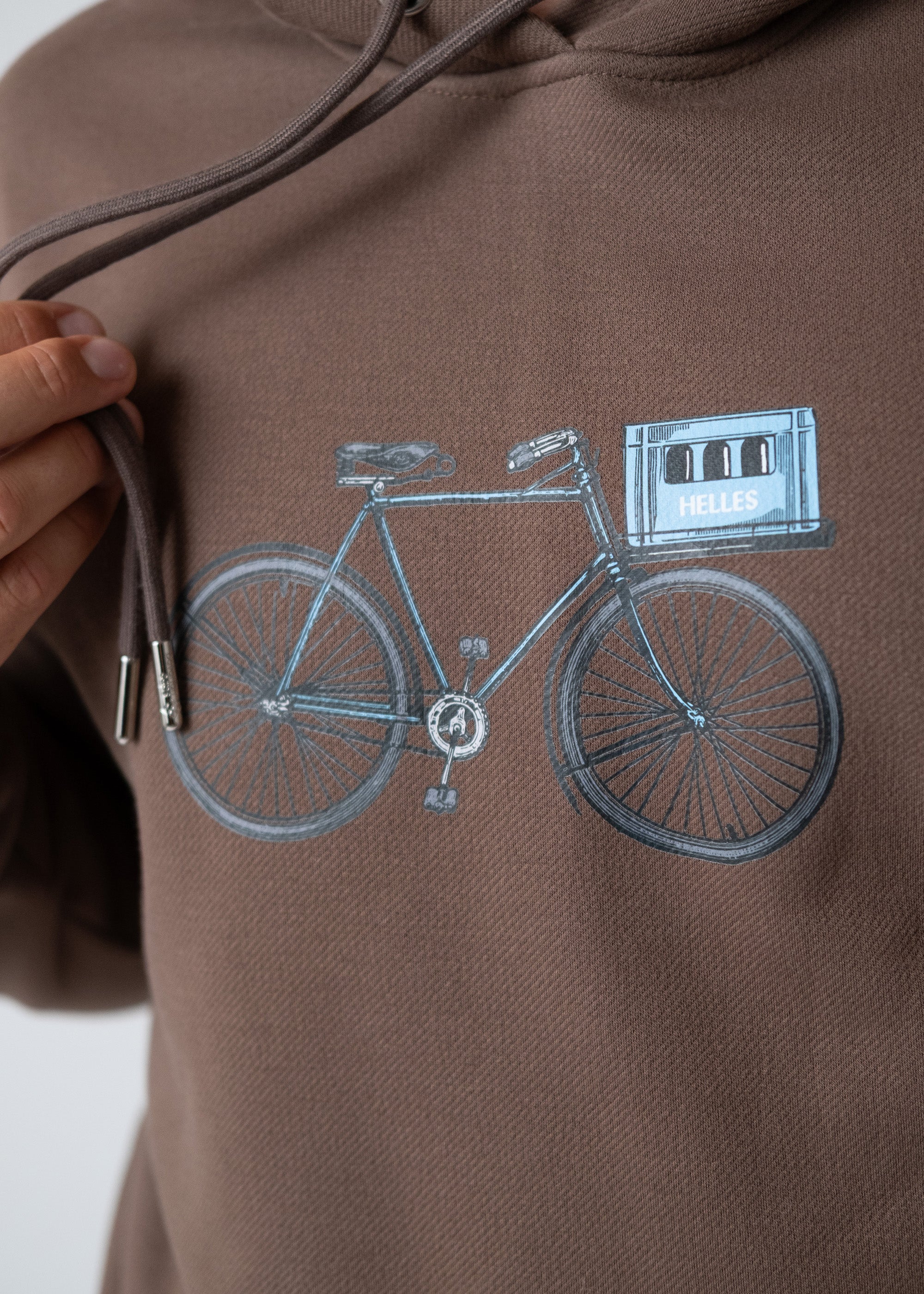 Hoodie "Expresslieferdienst" - dunkelbraun - Image 3