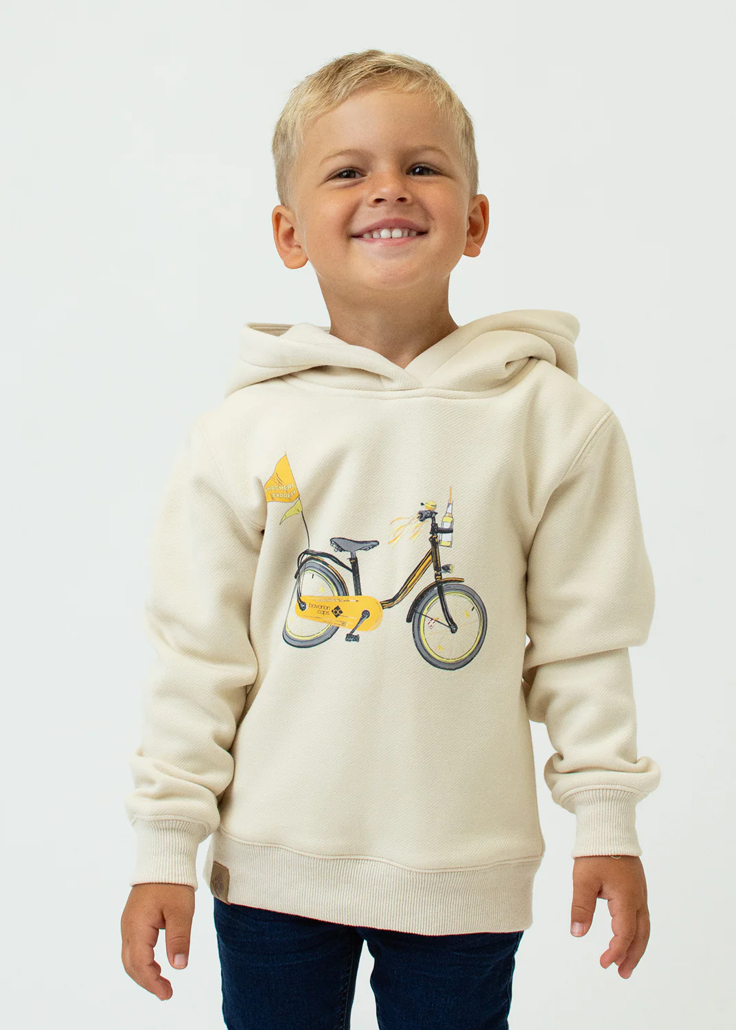 Hoodie "Kracherlexpress" - beige (Kinder) - Image 2