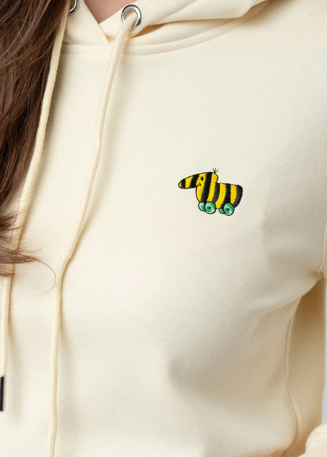 Hoodie "Sauschön" - natur - Image 3