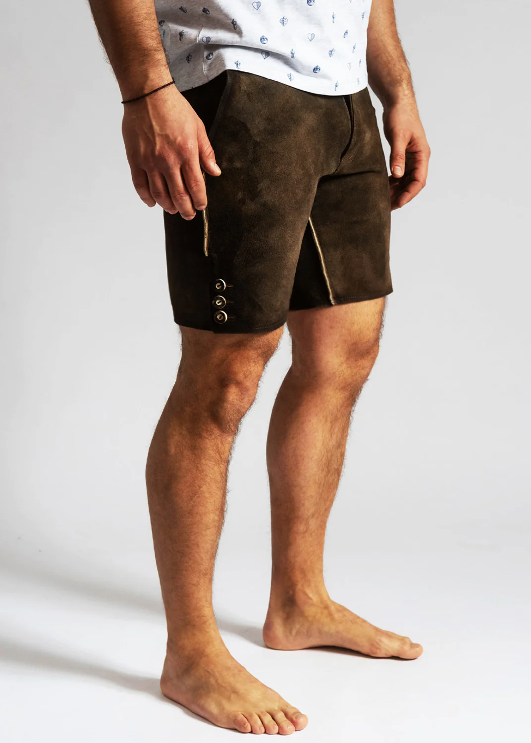 Lausbux "Wildleder" - dunkelbraun - Image 2