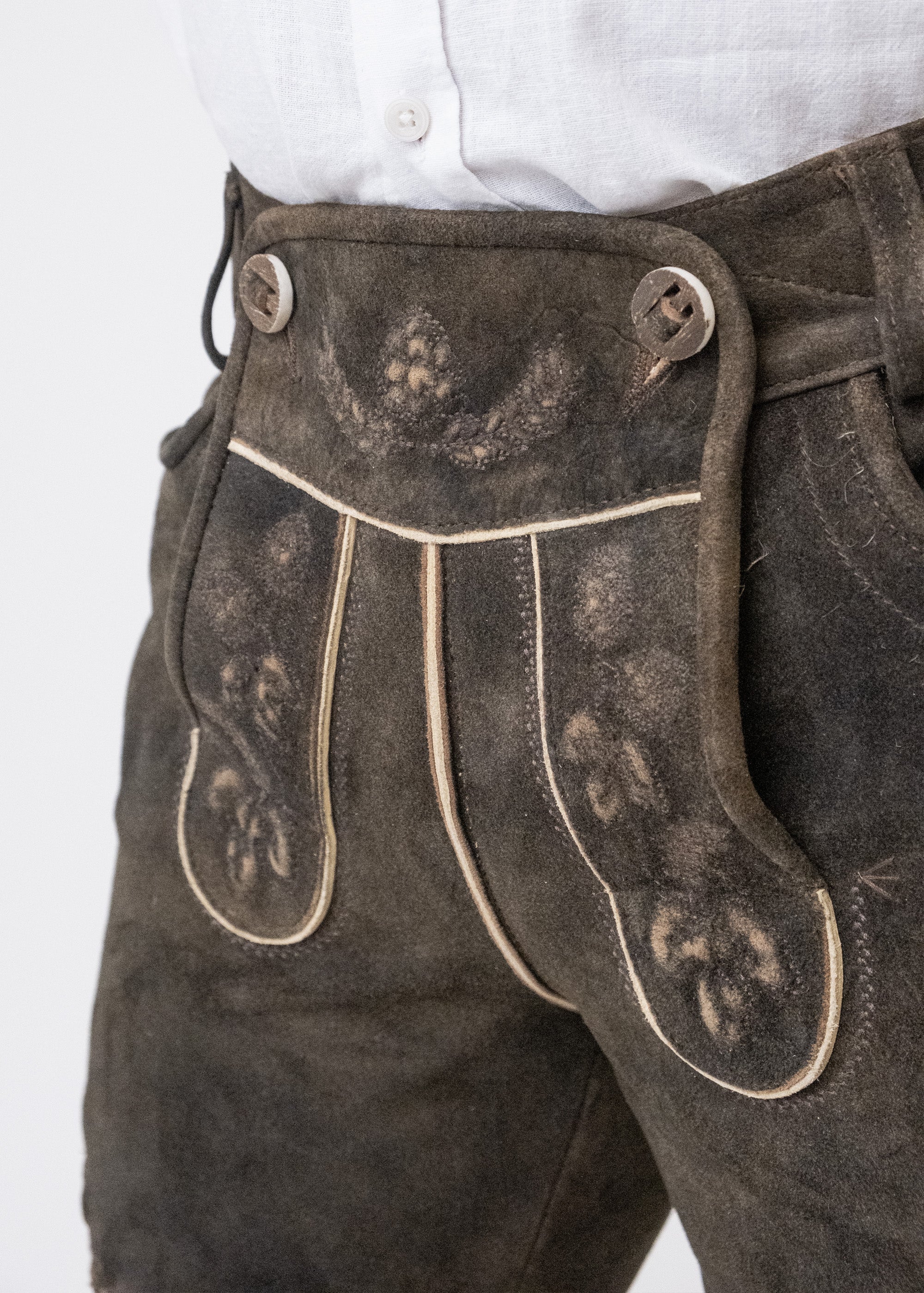 Lederhose "Reinheitsgebot" - dunkelbraun - Image 2