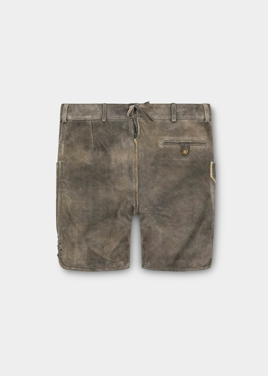 Lederhose "Reinheitsgebot" - graubraun/grün - Image 2