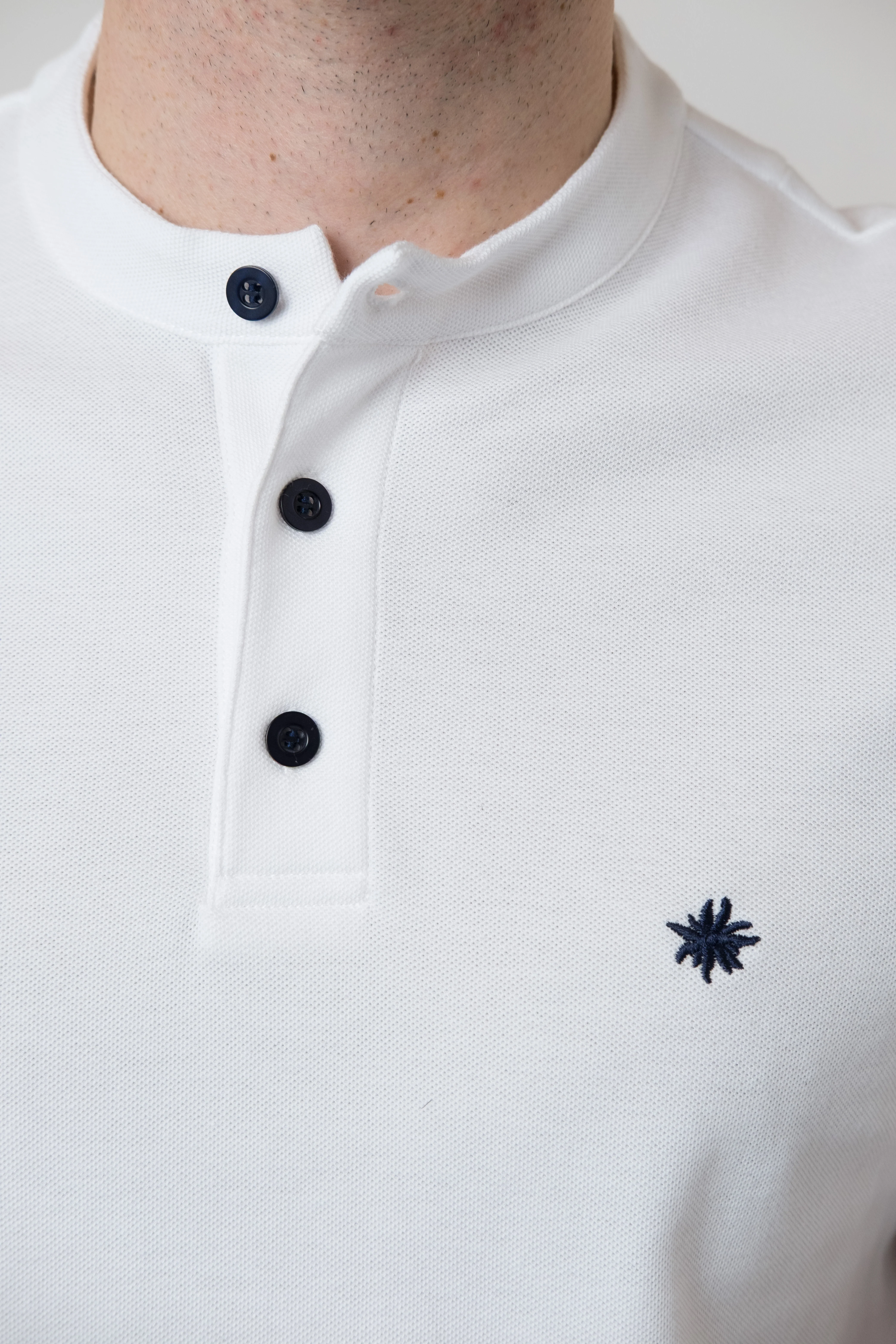 Poloshirt "Edelweiß" - weiß - Image 3