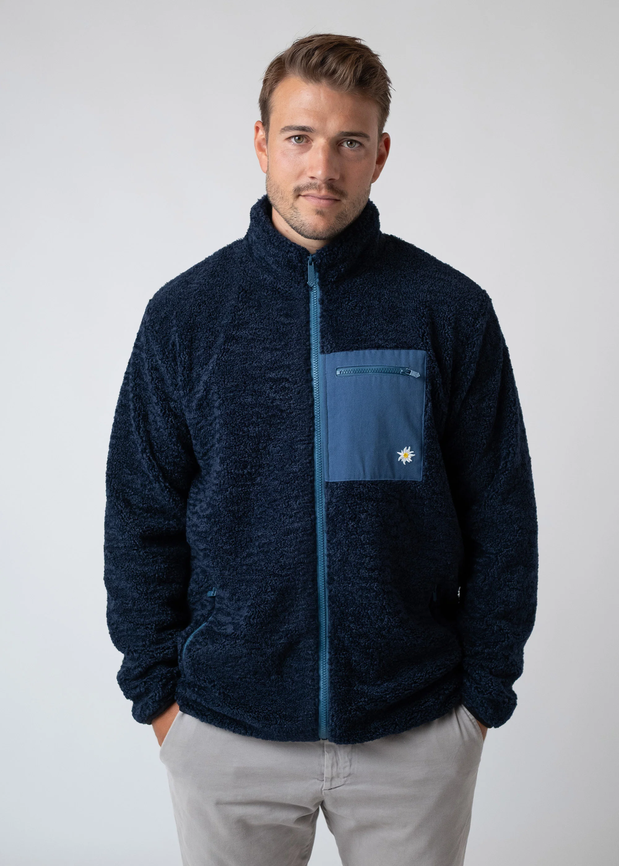 Sherpa-Zipper "Edelweiß" - Image 8