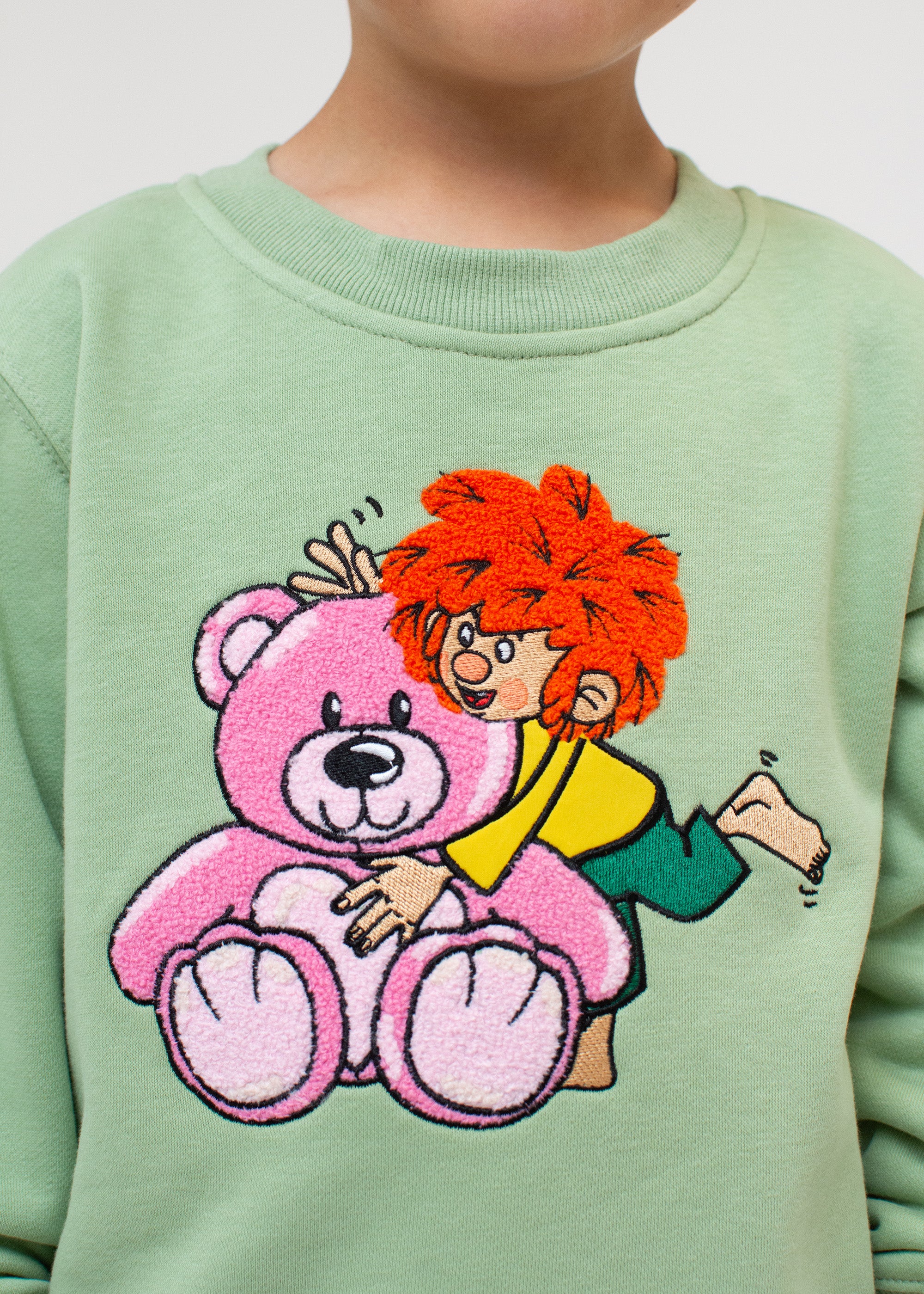 Sweater "Pumuckl" - grün (Kinder) - Image 3