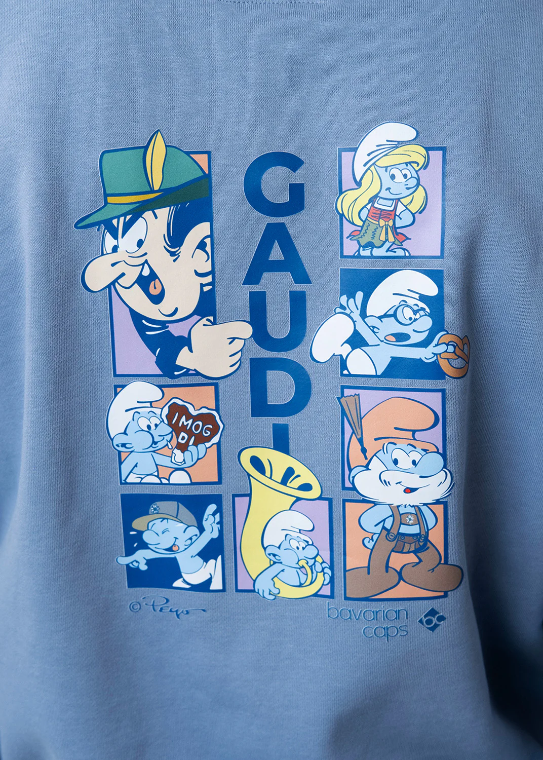Sweater "Volksfestgaudi" - blaugrau - Image 6