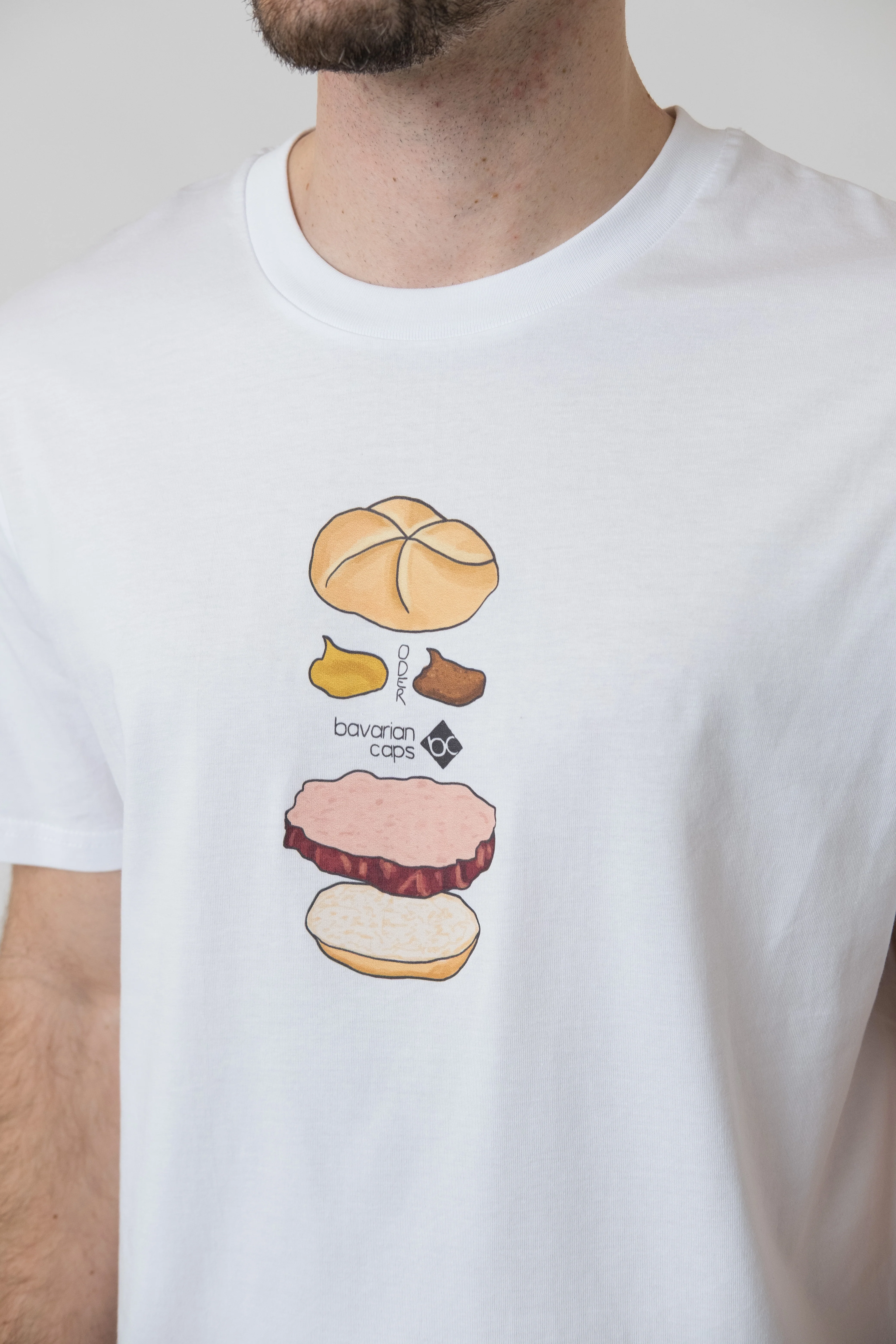 T-Shirt "Bavarian Burger" - weiß - Image 3