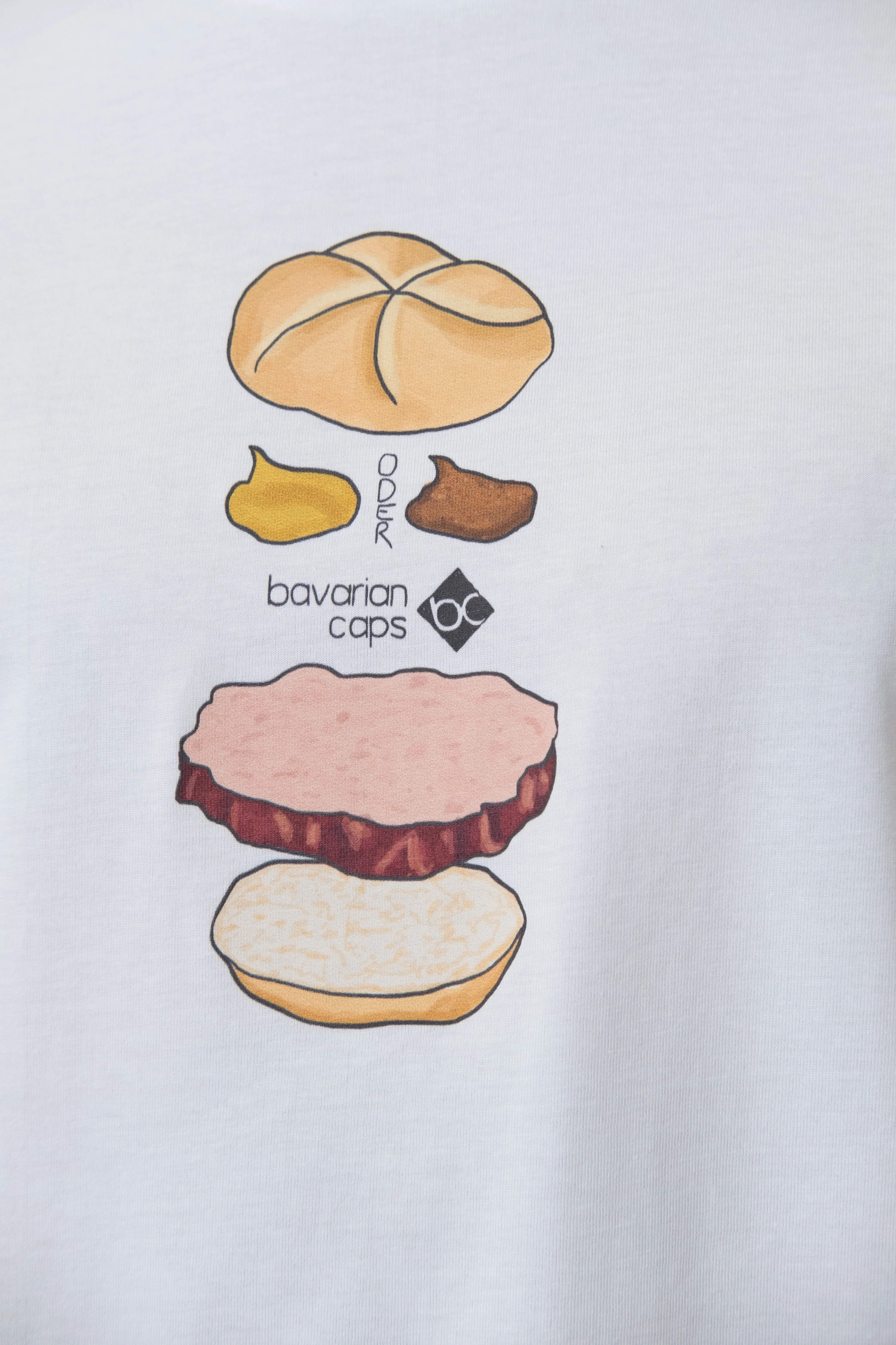 T-Shirt "Bavarian Burger" - weiß - Image 4