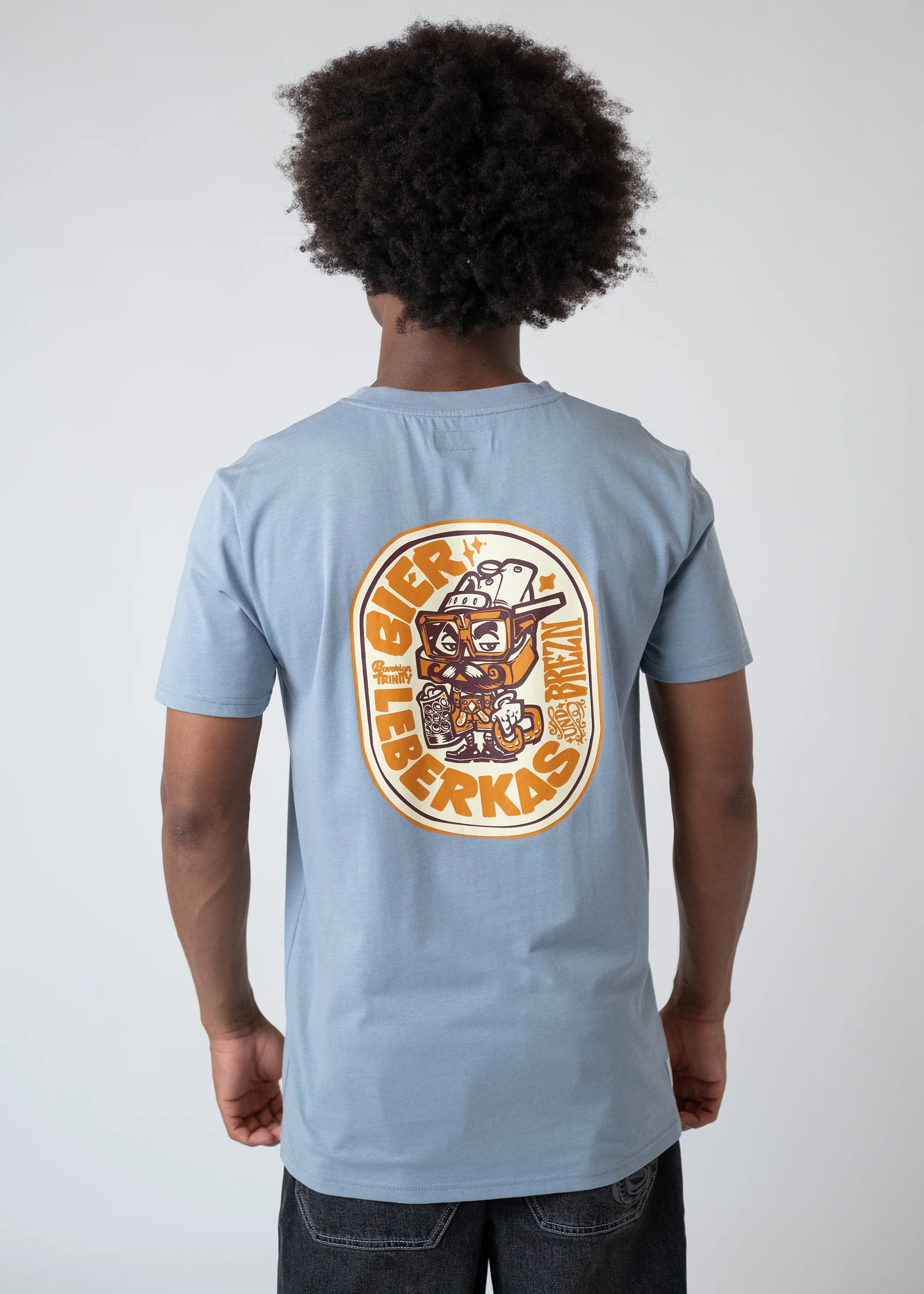 T-Shirt "Bavarian Trinity" - blaugrau - Image 2