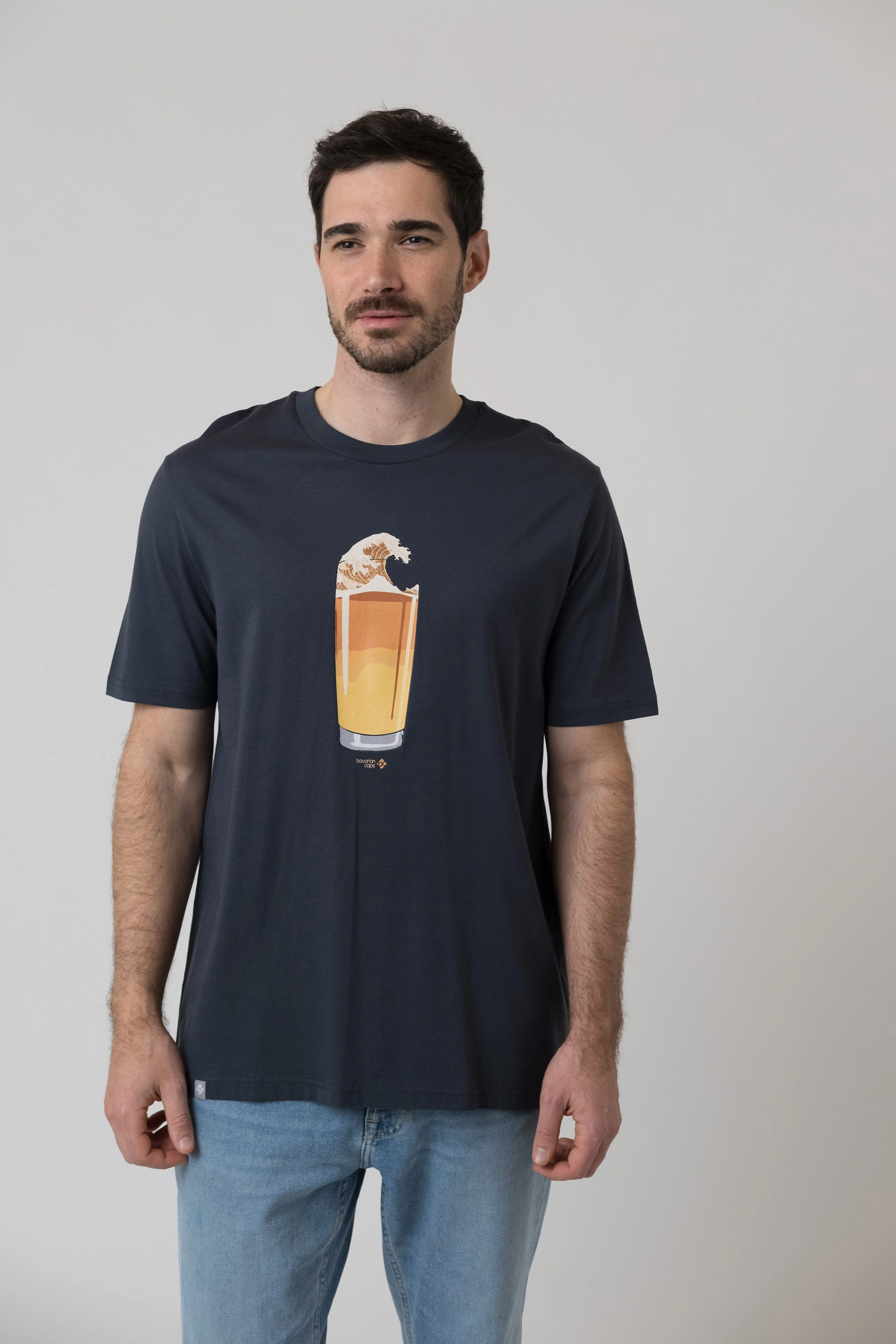 T-Shirt "Bierwelle" - schwarz - Image 2