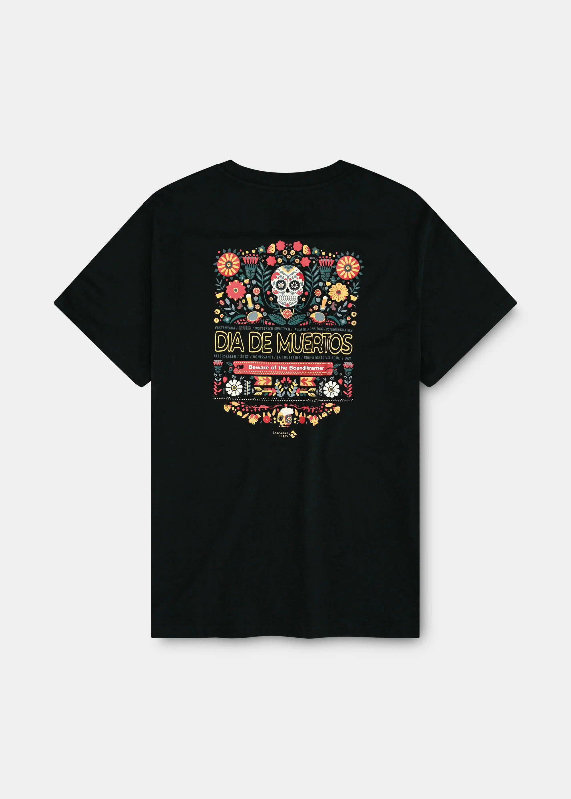 T-Shirt "Dia de muertos" - schwarz