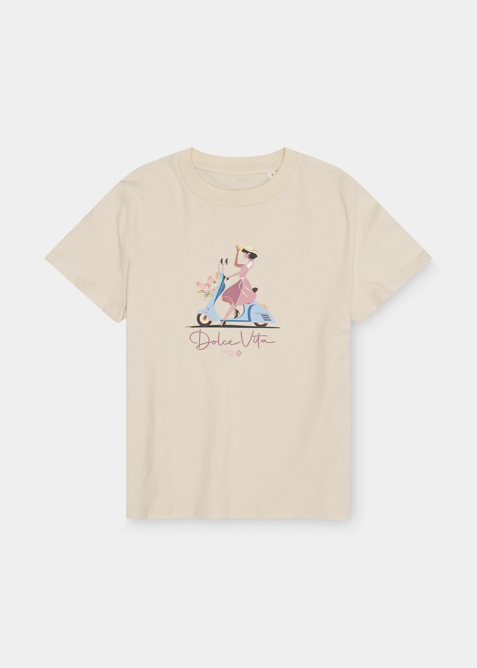 T-Shirt "Dolce Vita: Roller" - natur