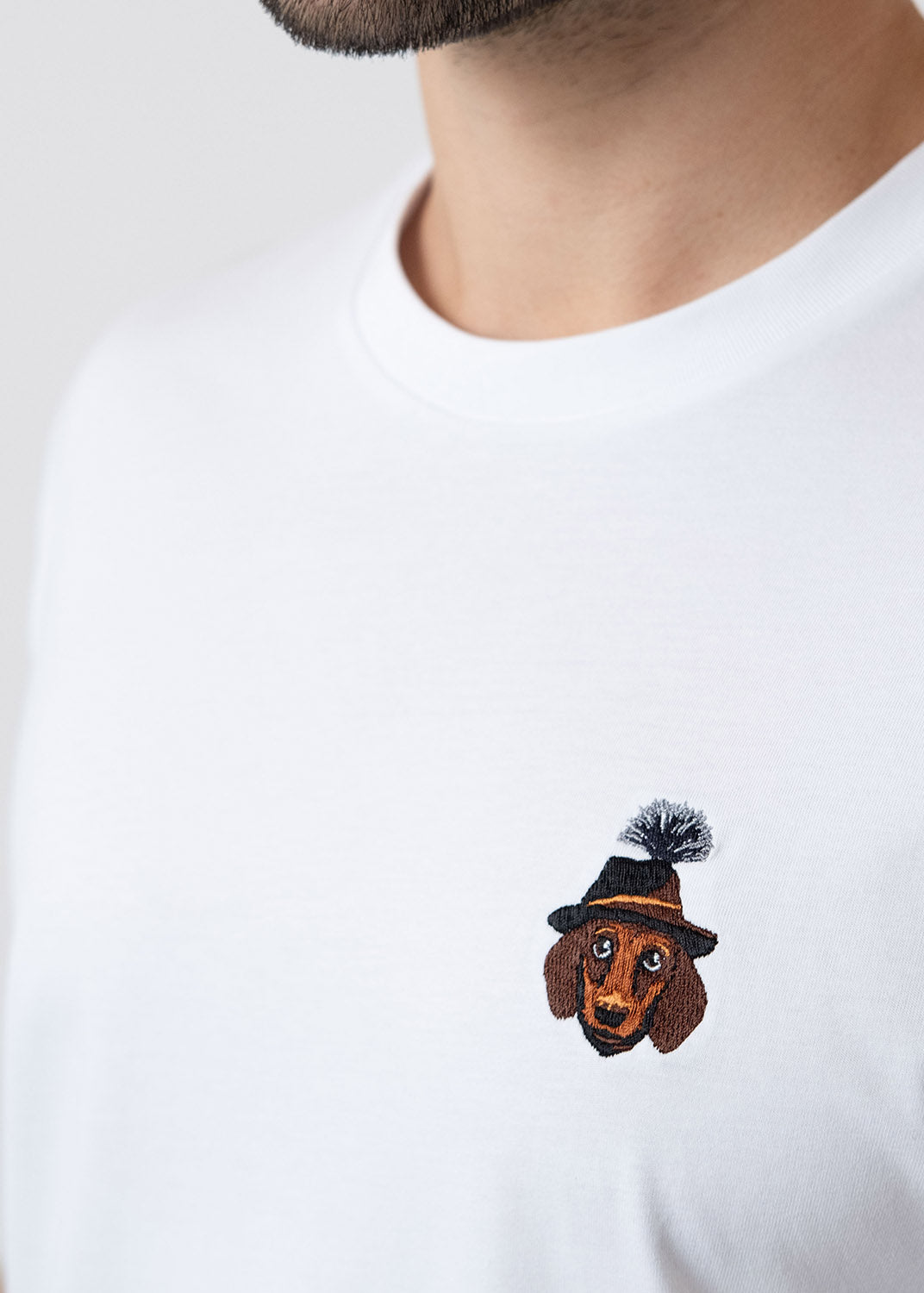 T-Shirt "Monsieur Waldi" - weiß - Image 2