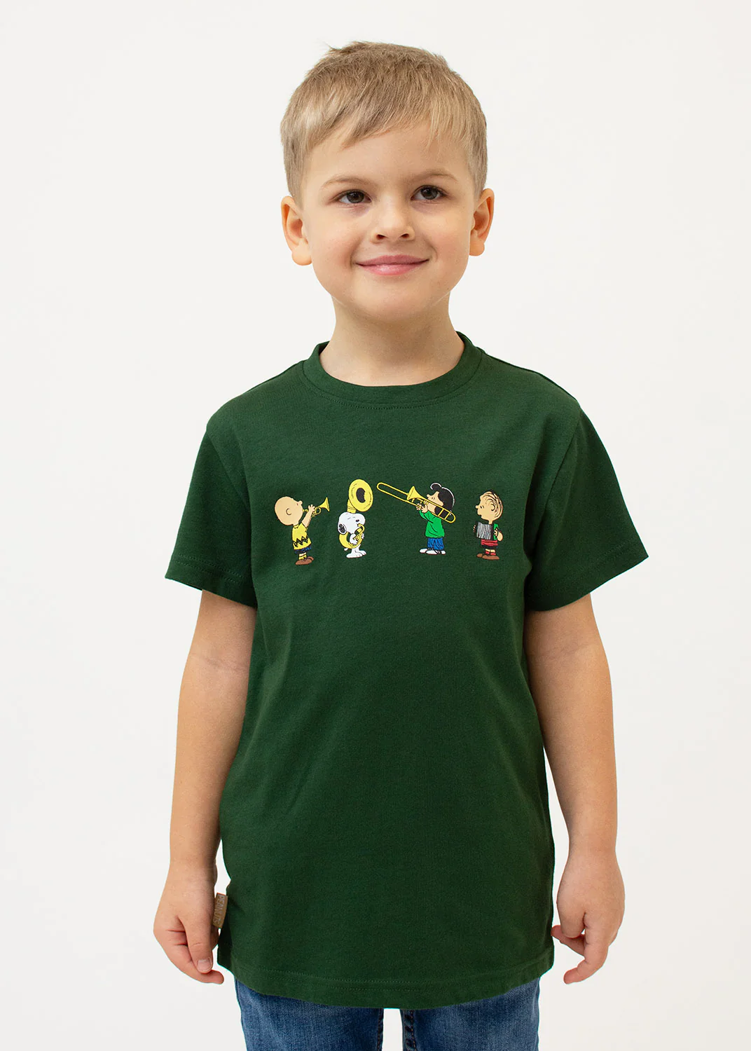 T-Shirt "Peanuts: Blaskapelle" - dunkelgrün - Image 2
