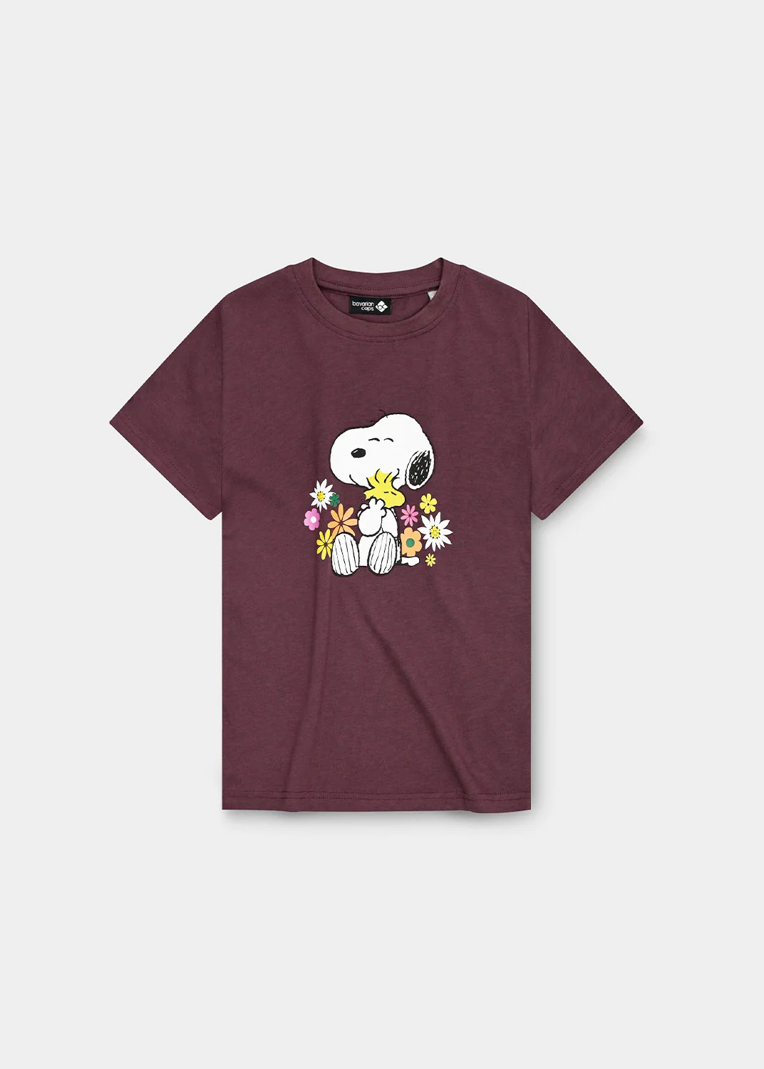 T-Shirt "Peanuts: Kuschelalarm" - dunkelrot