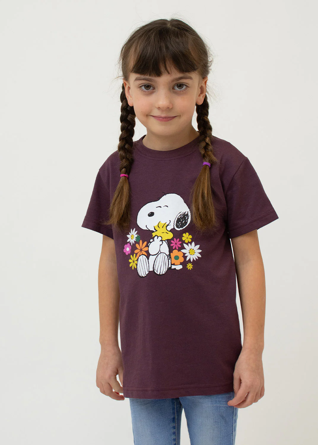 T-Shirt "Peanuts: Kuschelalarm" - dunkelrot - Image 2