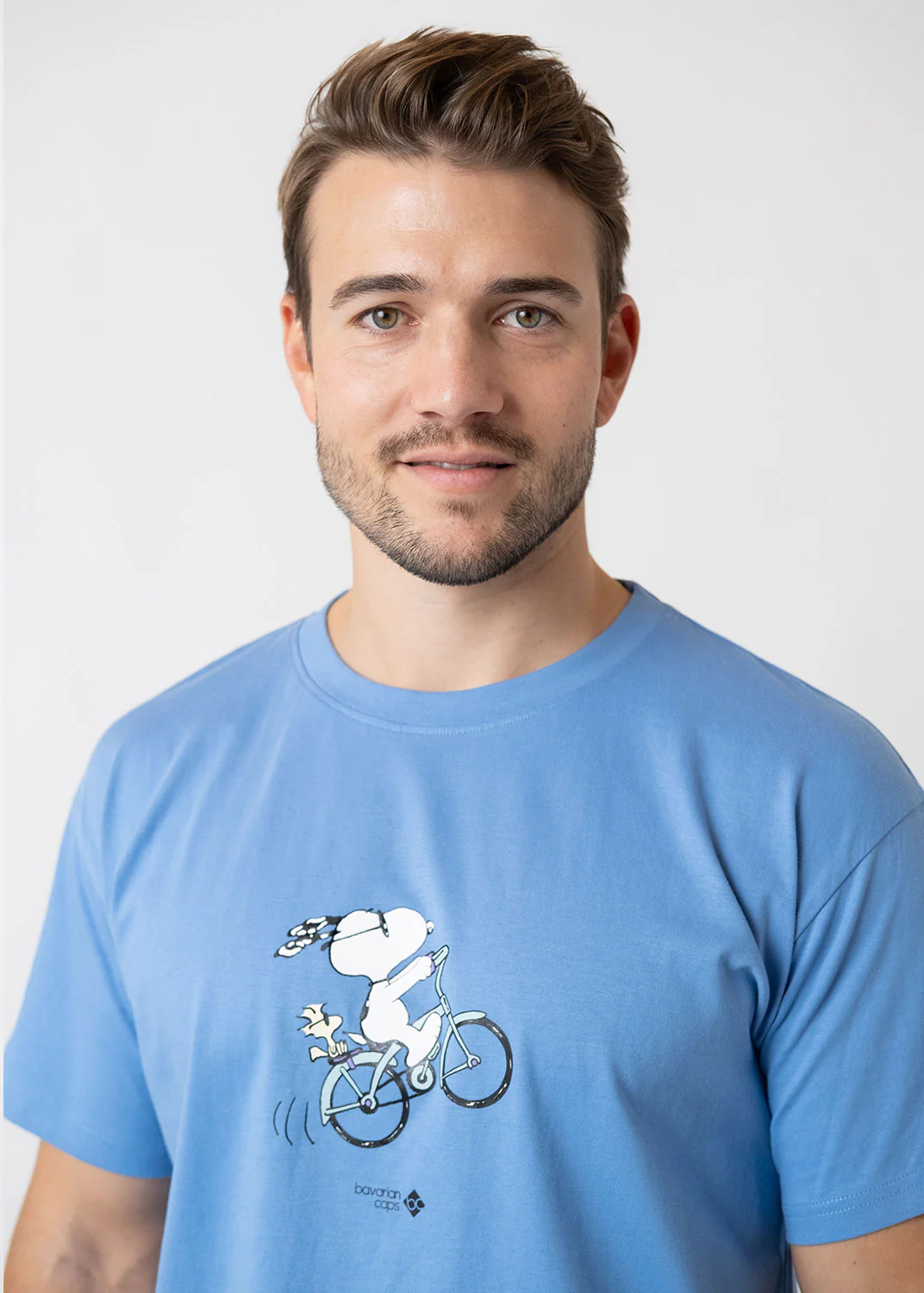 T-Shirt "Peanuts: Radln" - blau - Image 4