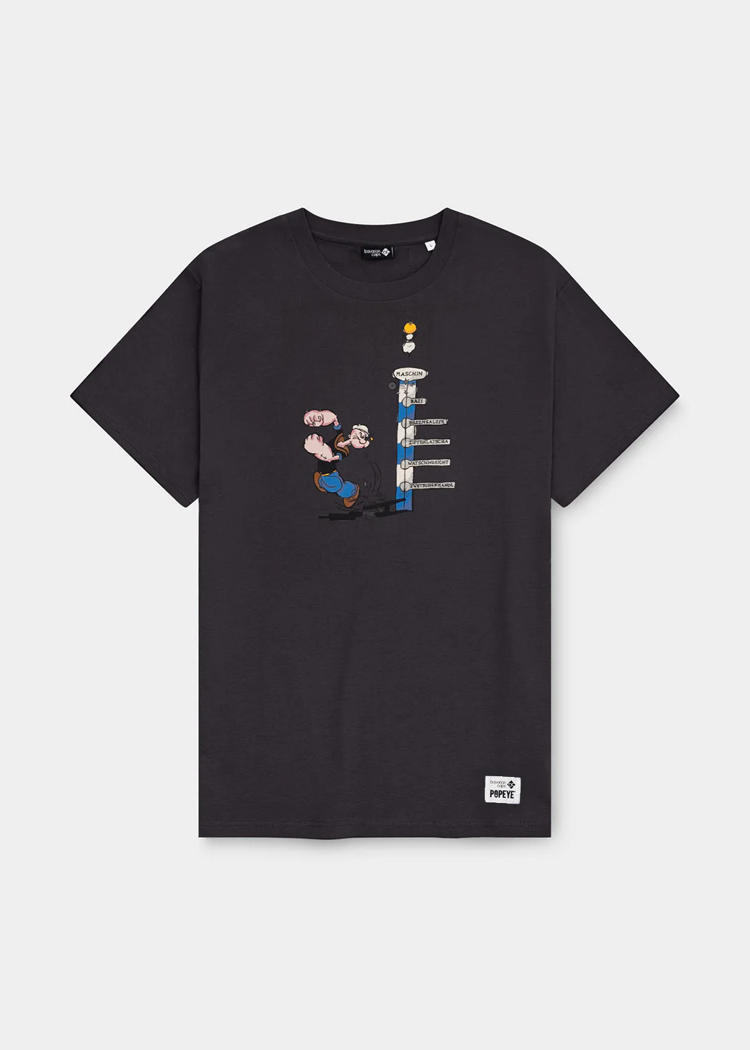 T-Shirt "Popeye haut den Lukas" - dunkelgrau