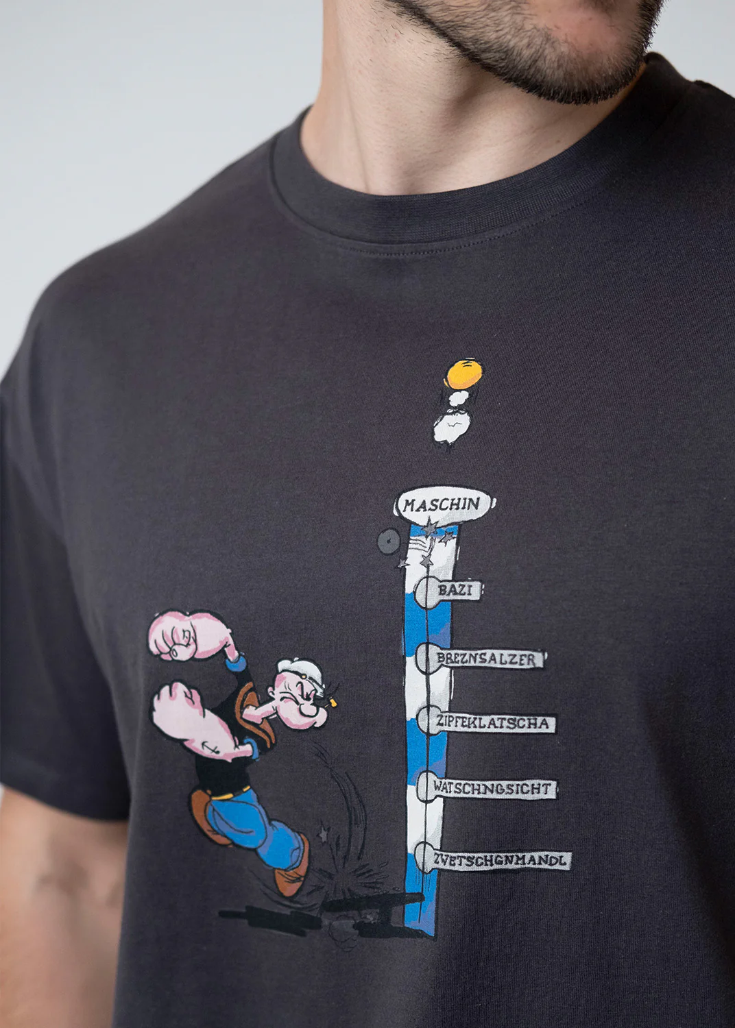 T-Shirt "Popeye haut den Lukas" - dunkelgrau - Image 2