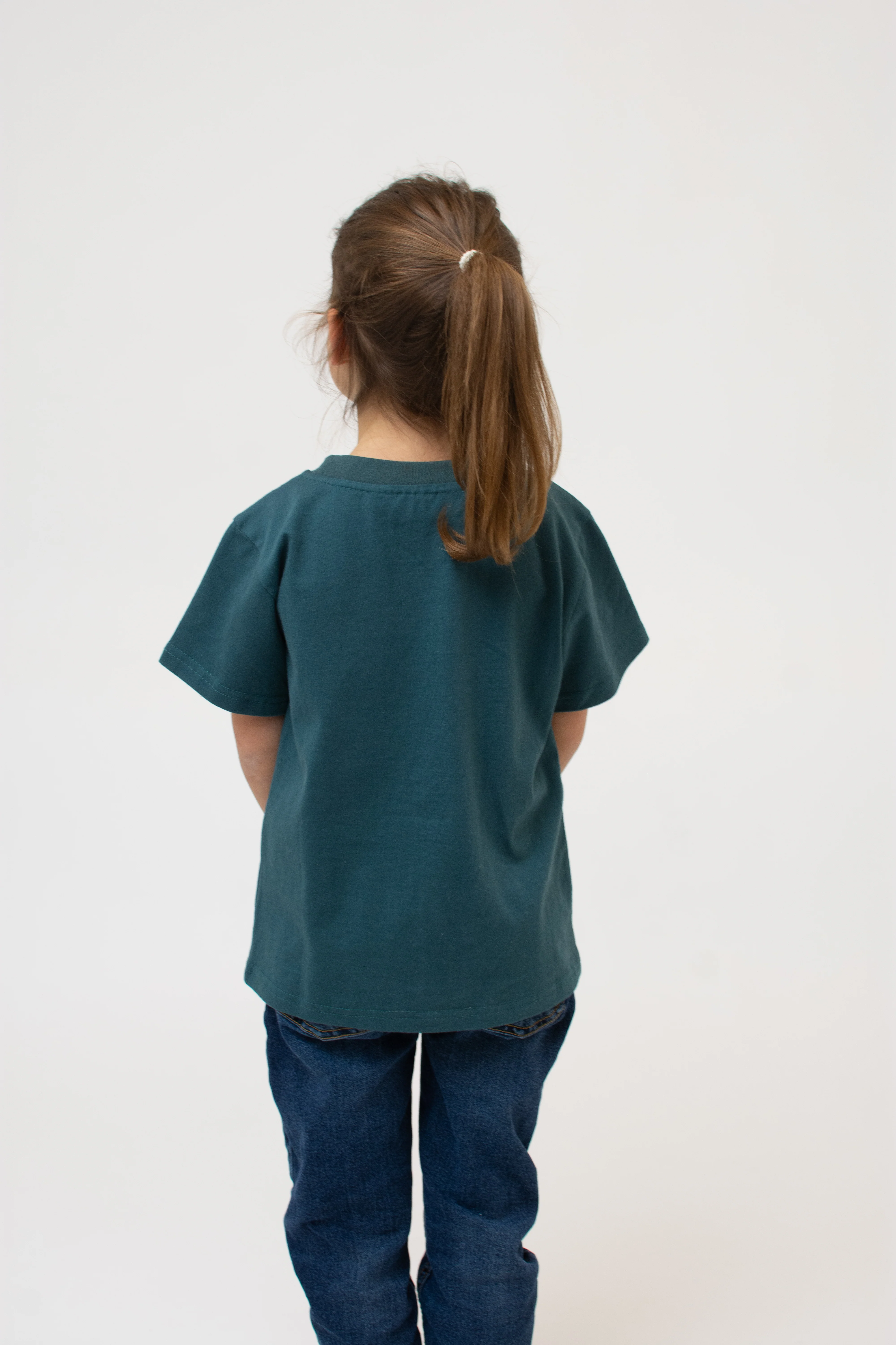 T-Shirt "Pumuckl Eiscreme" - dunkelgrün (Kinder) - Image 4