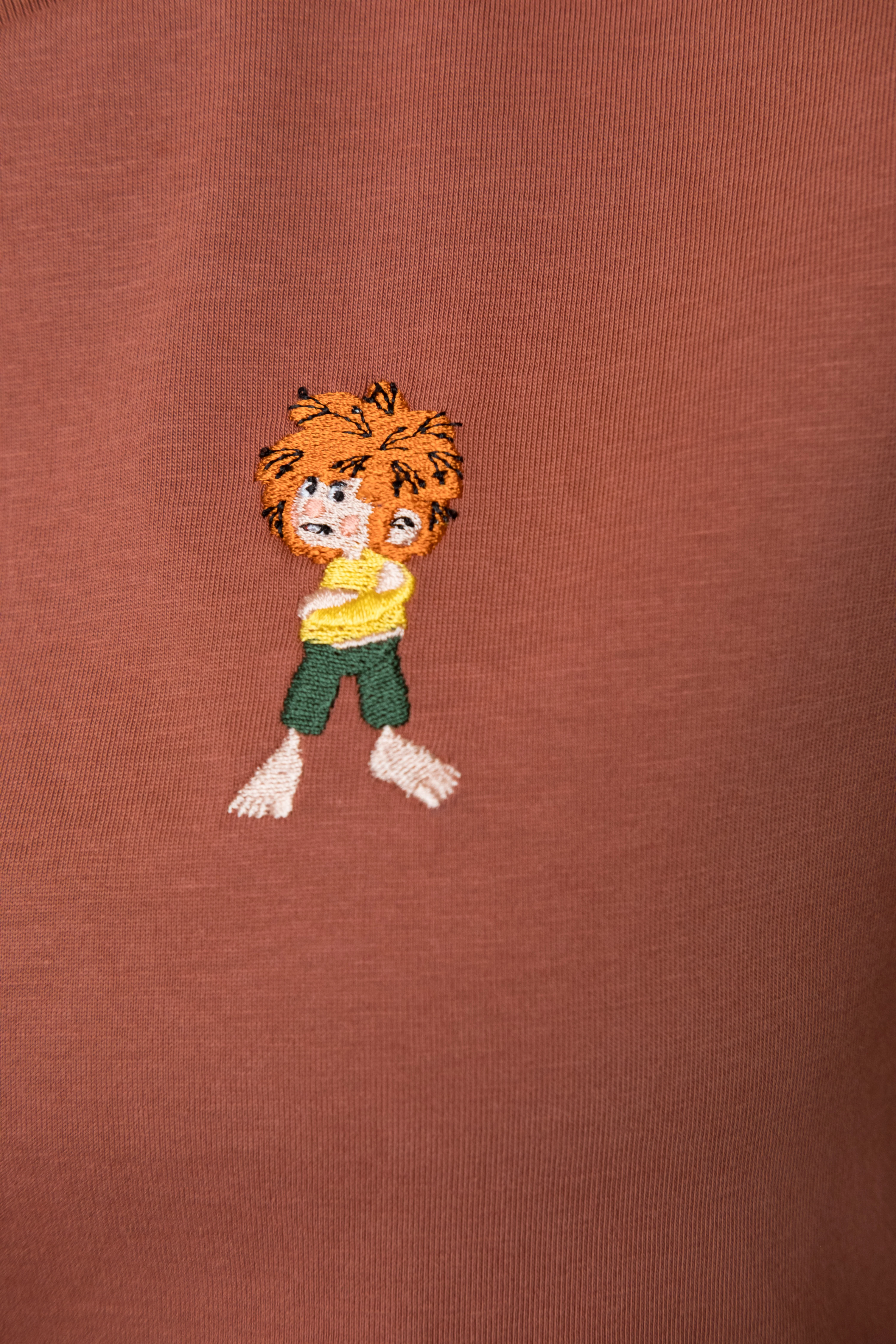 T-Shirt "Pumuckl Grantig" - rost, Damen - Image 4