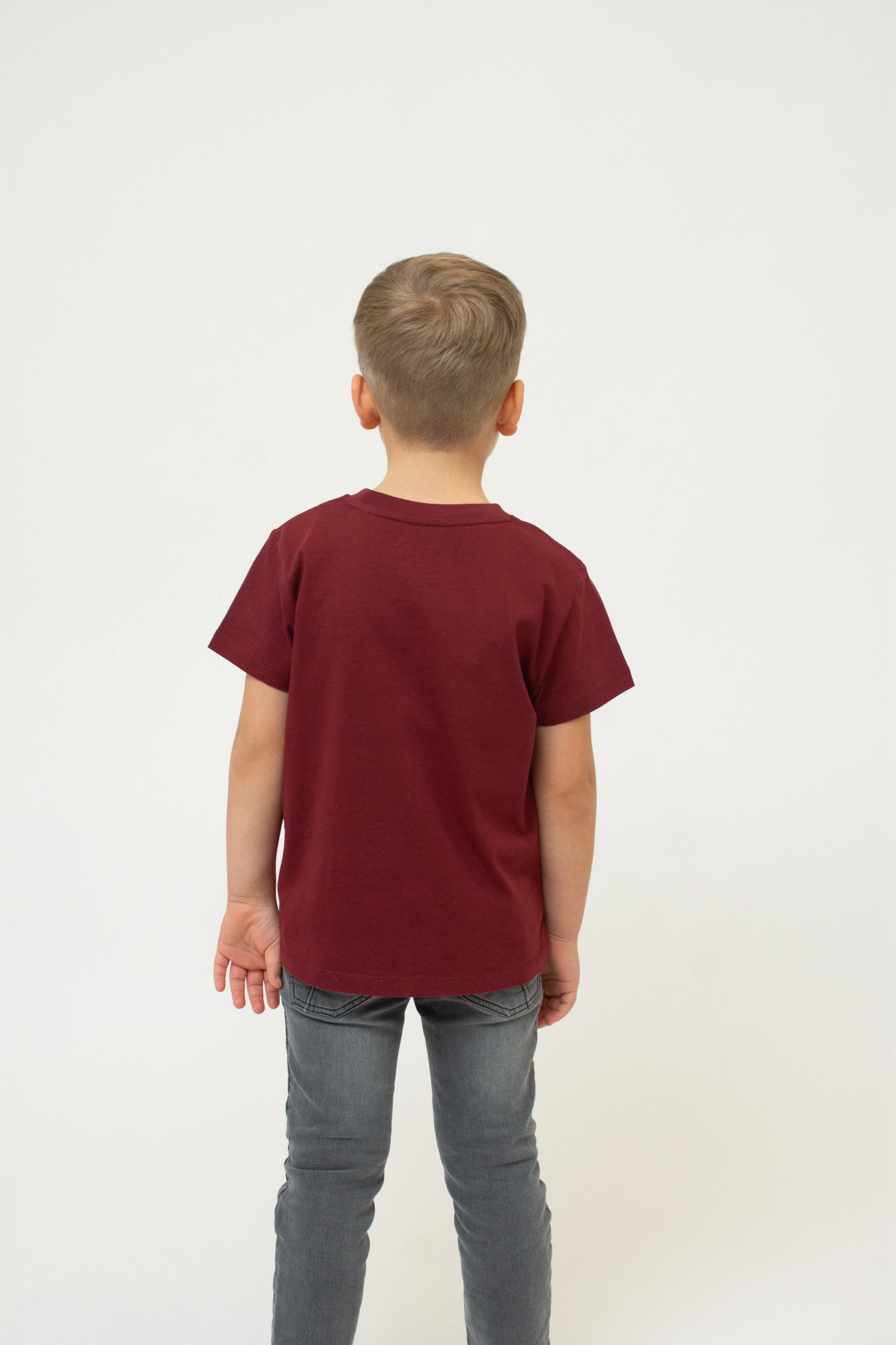 T-Shirt "Pumuckl lacht" - dunkelrot (Kinder) - Image 5