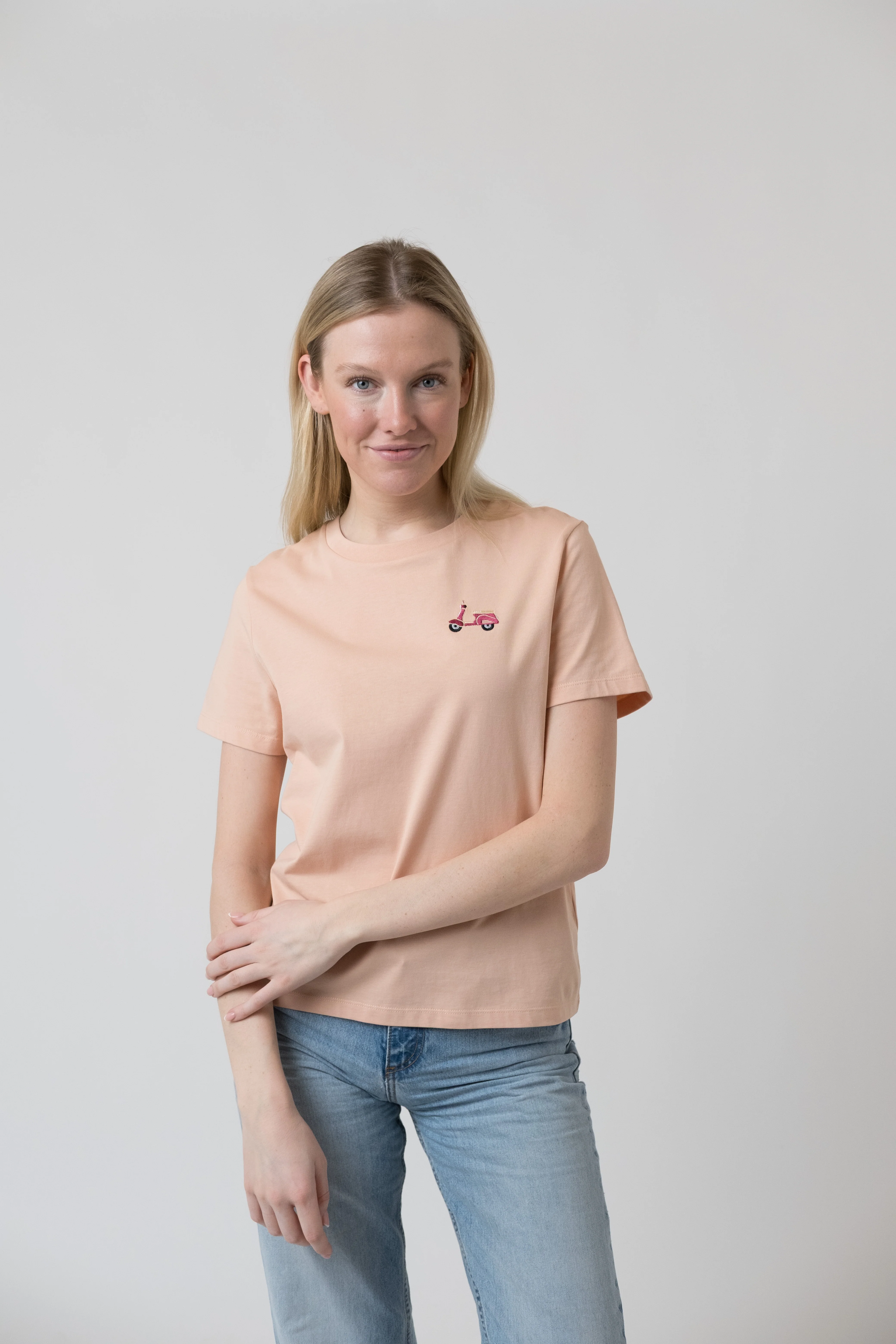 T-Shirt "Roller" - pfirsich - Image 2