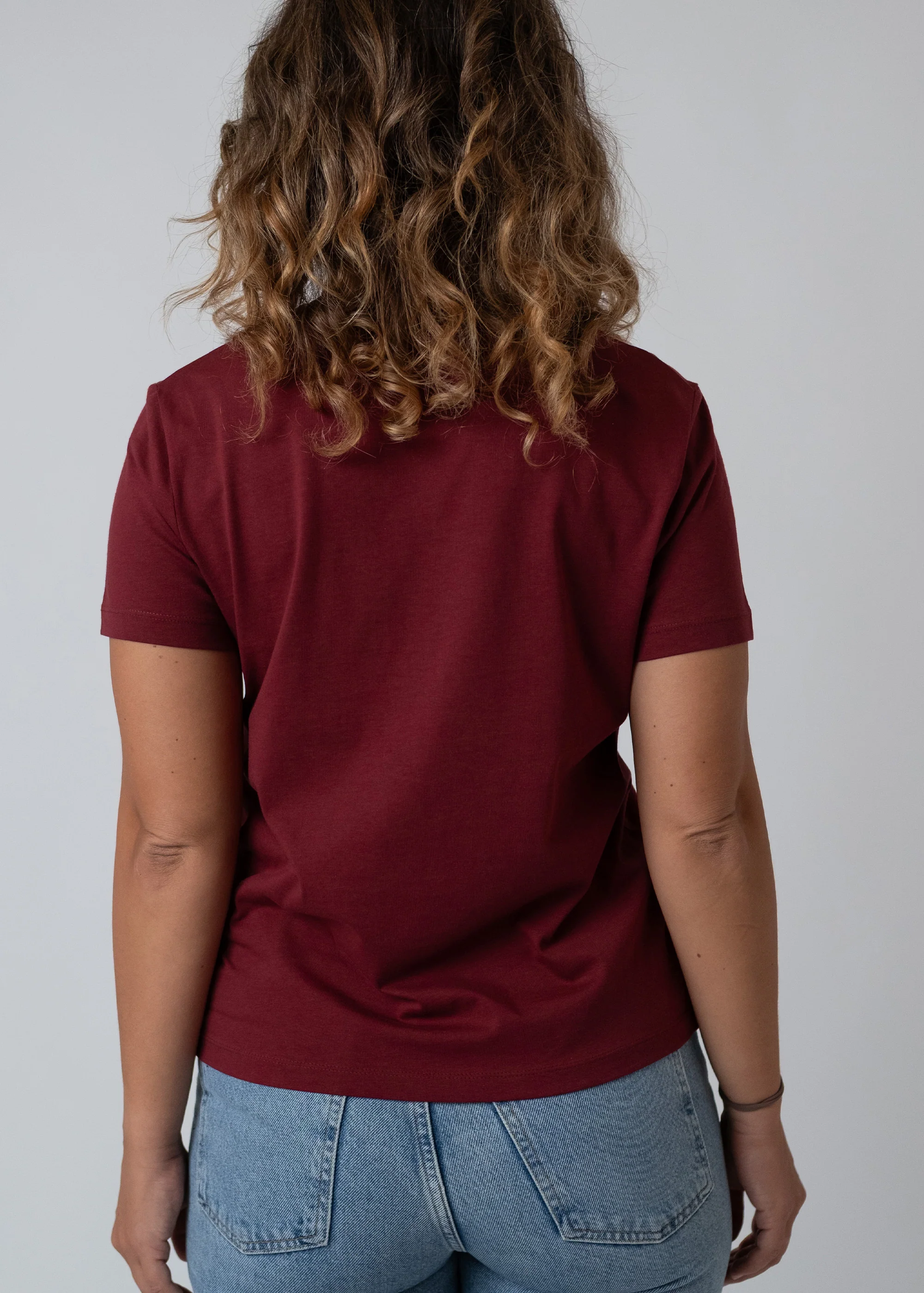 T-Shirt "Schlumpfine" - dunkelrot - Image 4