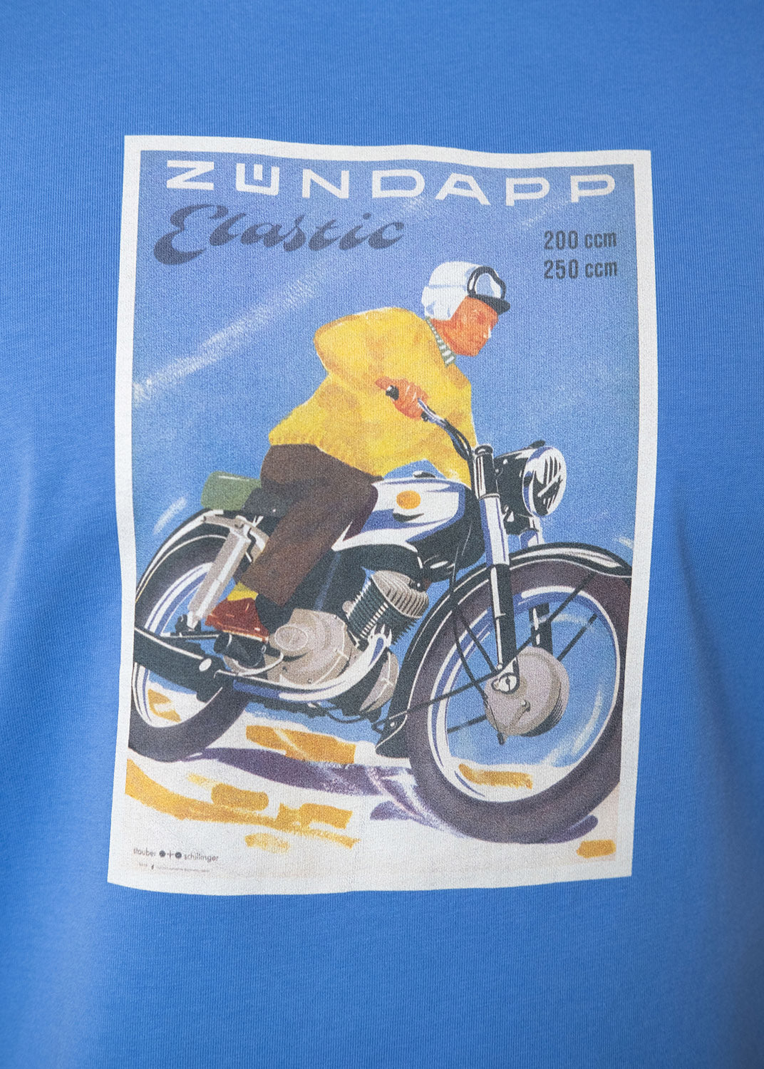 T-Shirt "Zündapp Elastic" - blau - Image 2